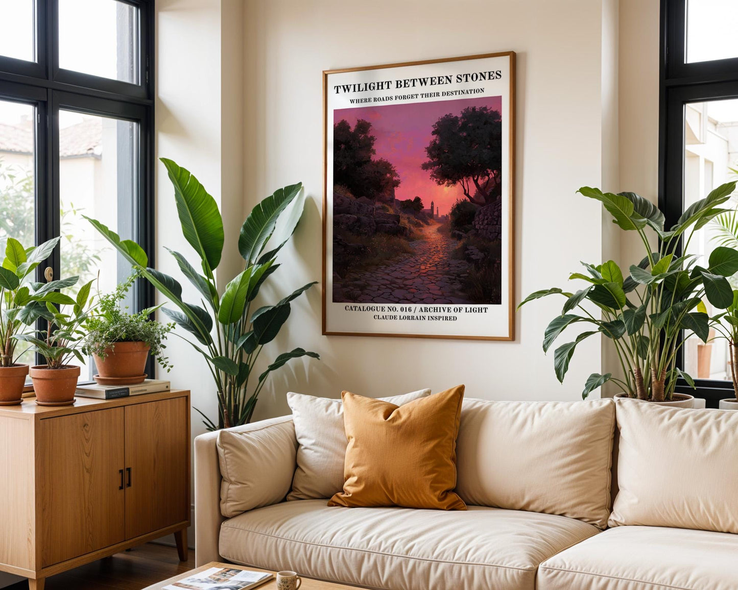 Gallery Wall Art | Claude Lorrain Inspired Poster