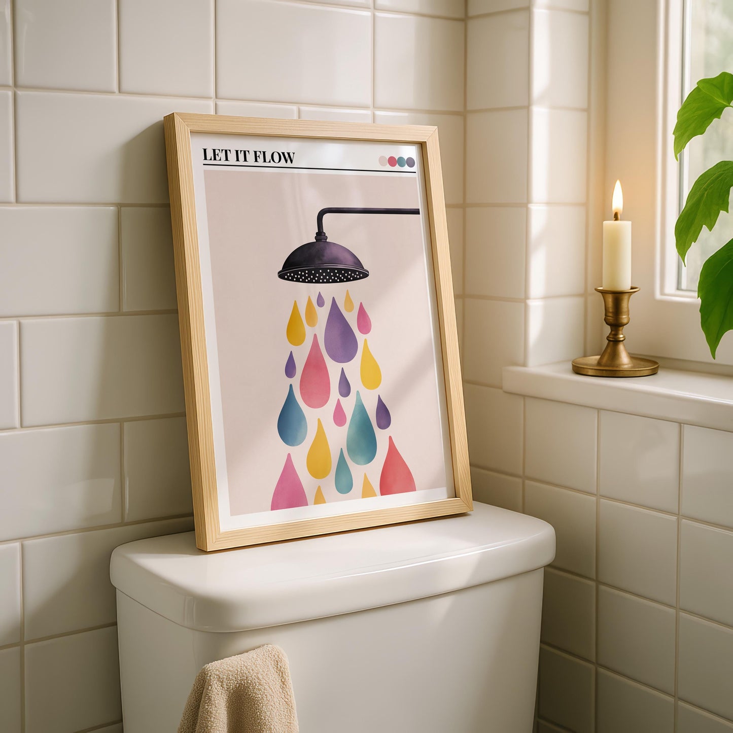 Bathroom Wall Art | Shower Bathroom Wall Art