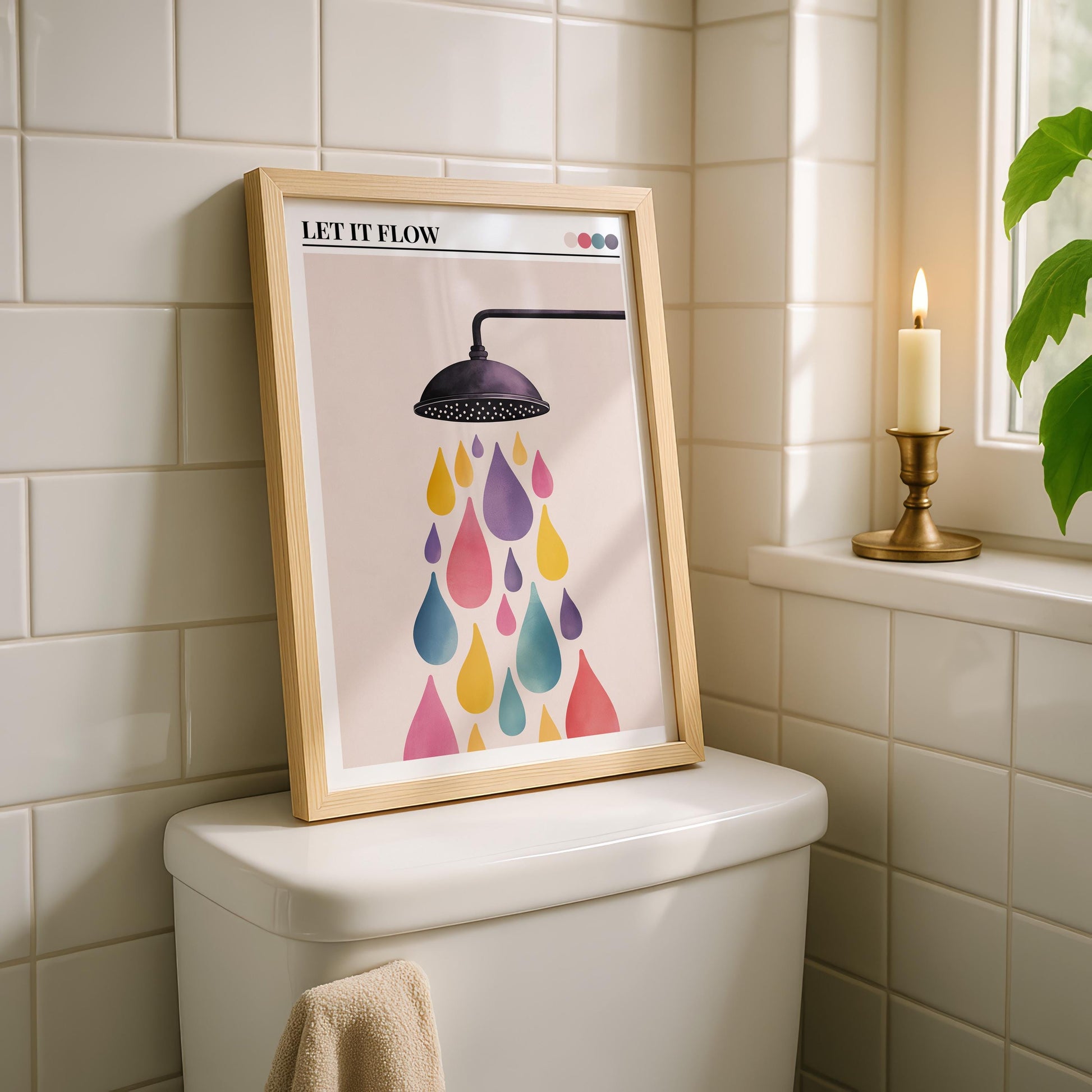 Bathroom Wall Art | Shower Bathroom Wall Art