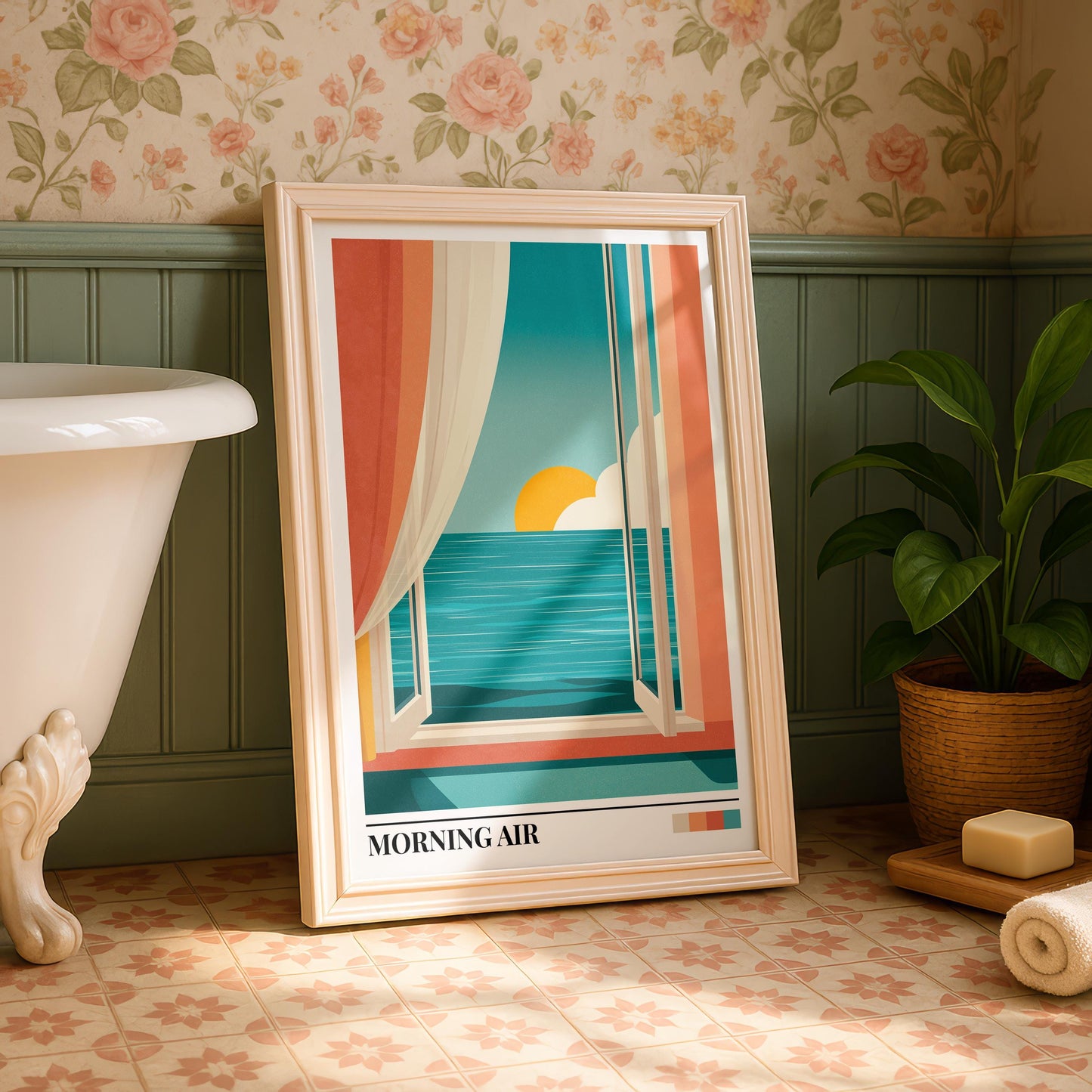 Bathroom Wall Art | Beach Print