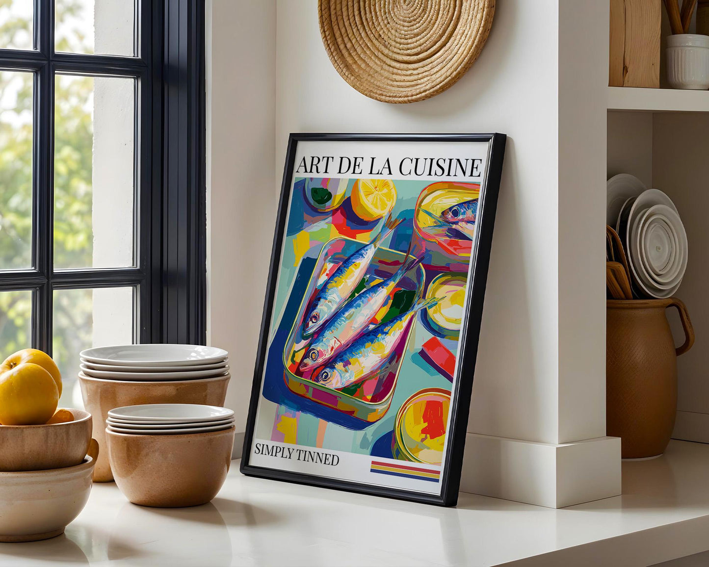 Kitchen Wall Art | Sardine Art Print