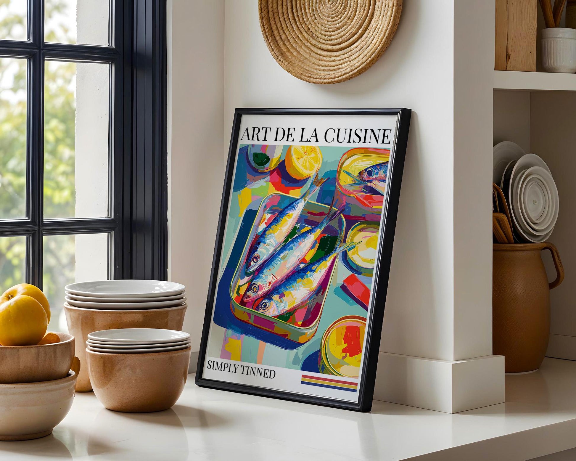 Kitchen Wall Art | Sardine Art Print