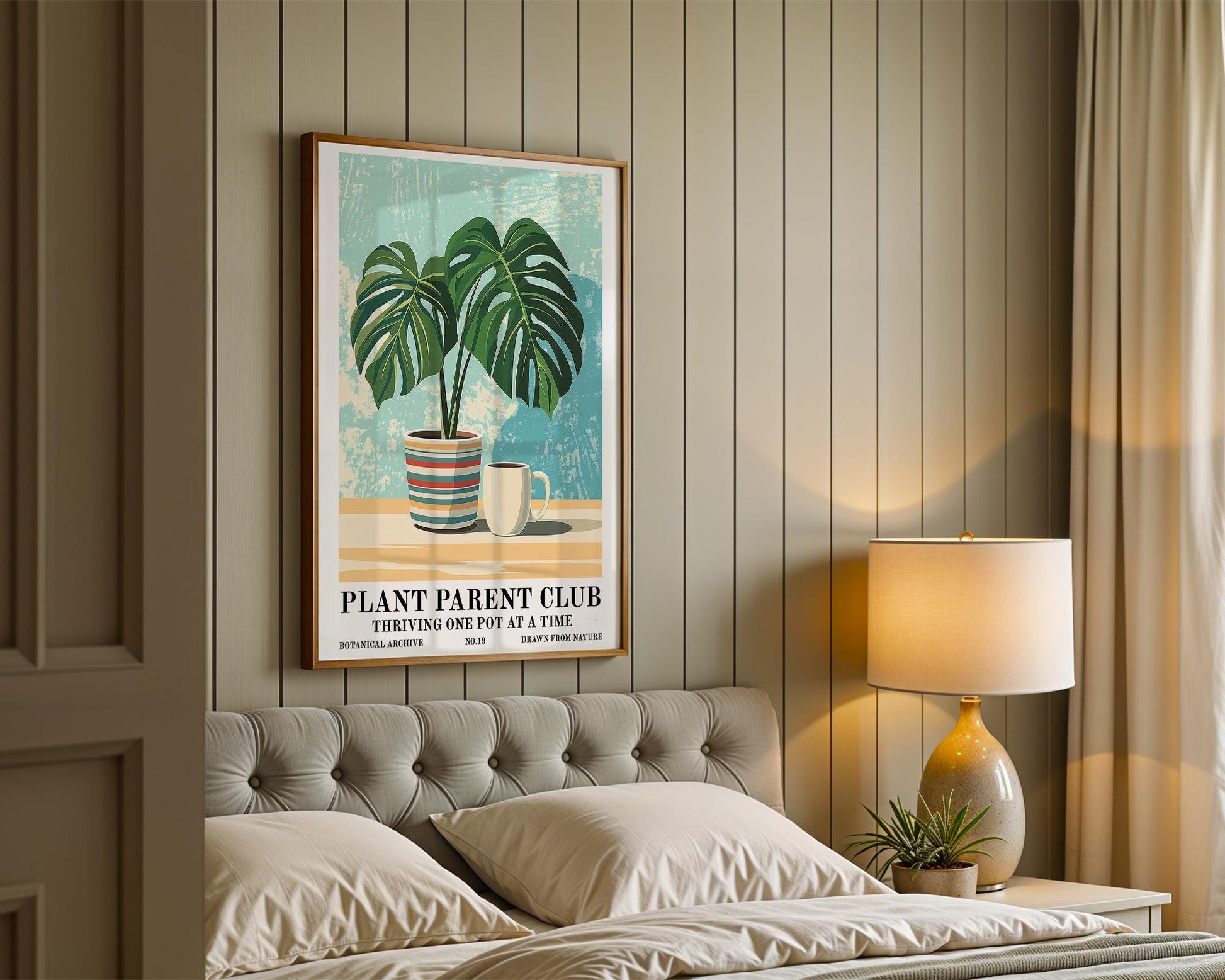 Flower Wall Decor | Monstera Plant Poster