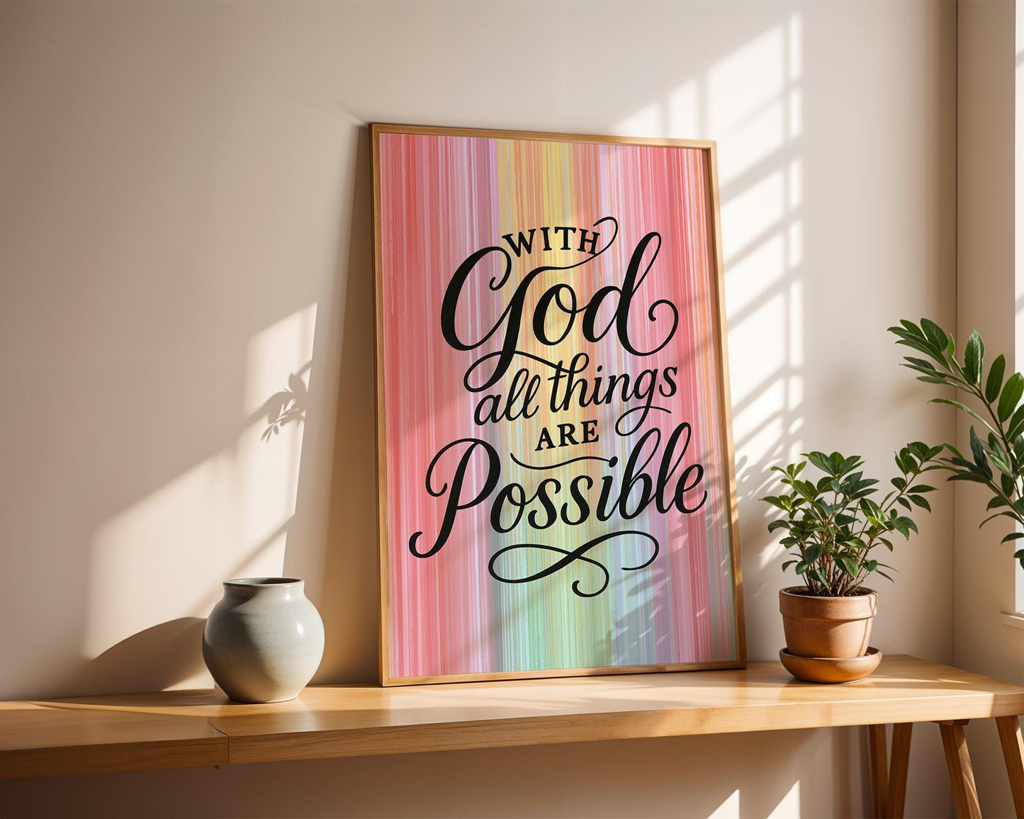 Christian Wall Art | Bible Verse Poster