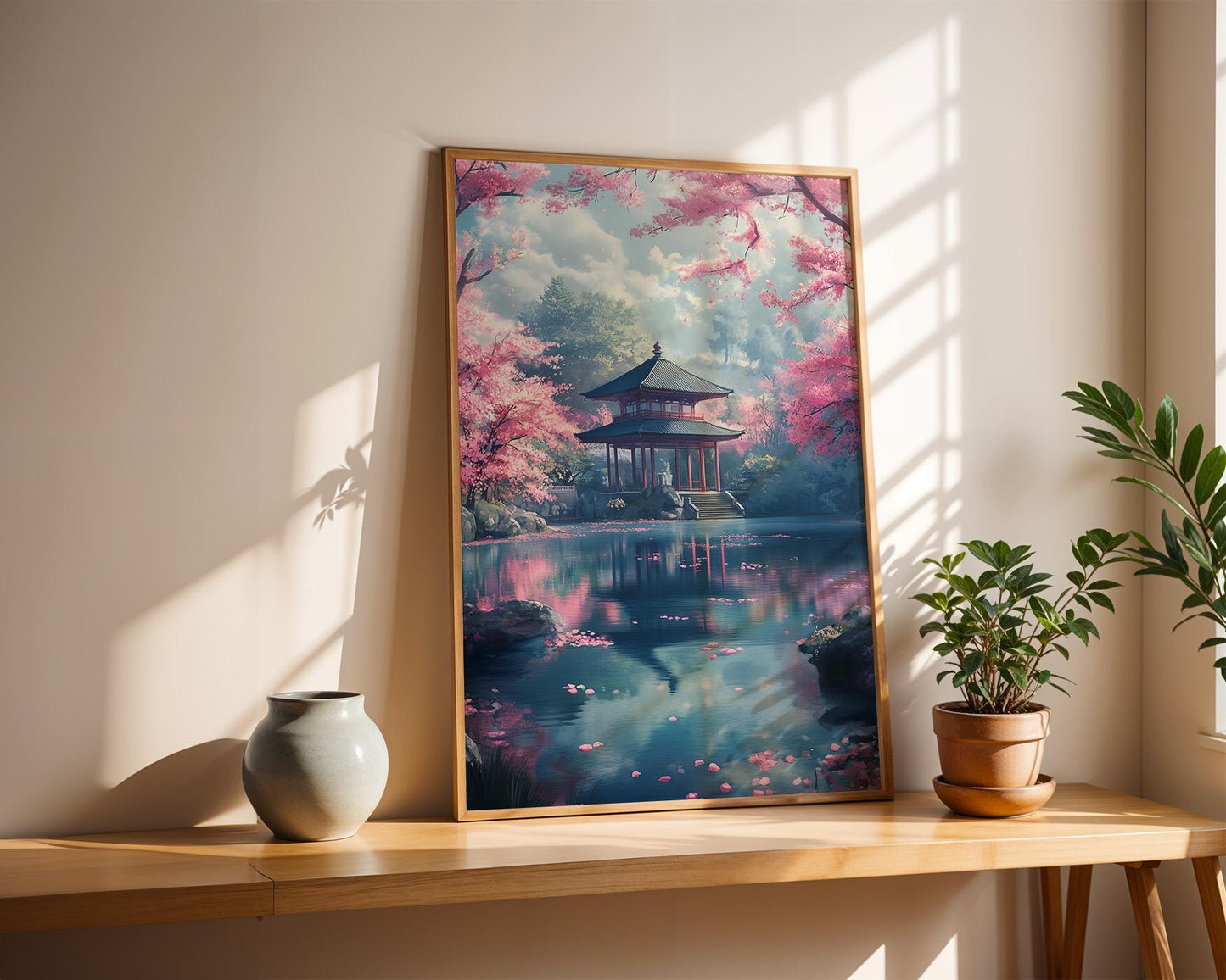 Japanese Wall Art | Japanese Cherry Blossom Print