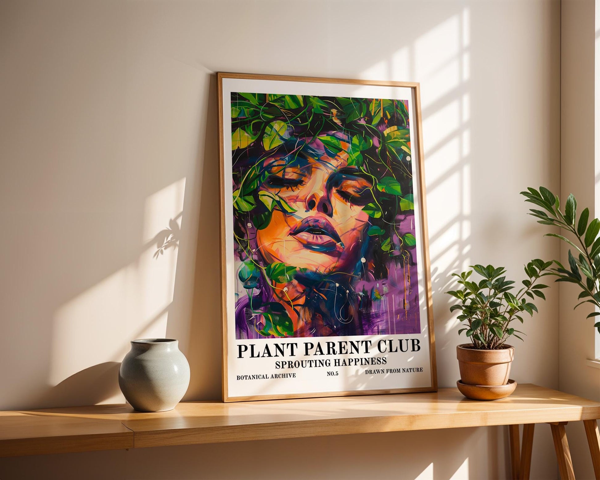 Flower Wall Decor | Decorative Modern Abstract Floral Wall Art