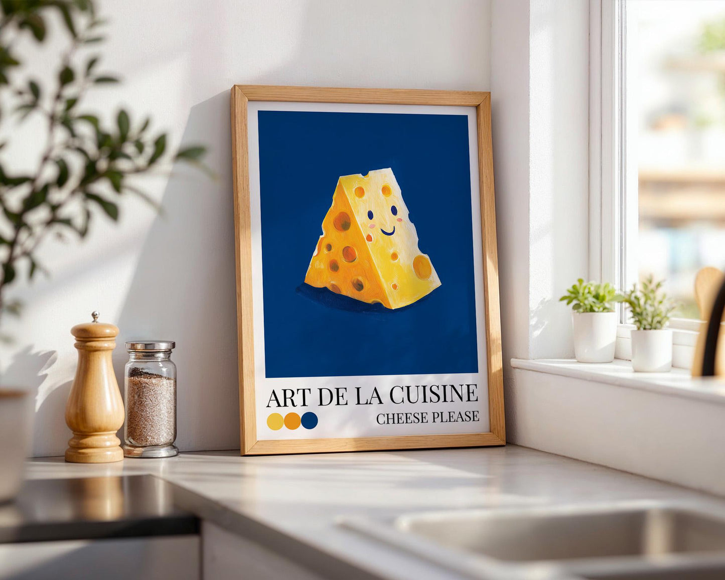 Kitchen Wall Art | Cheese Art Print