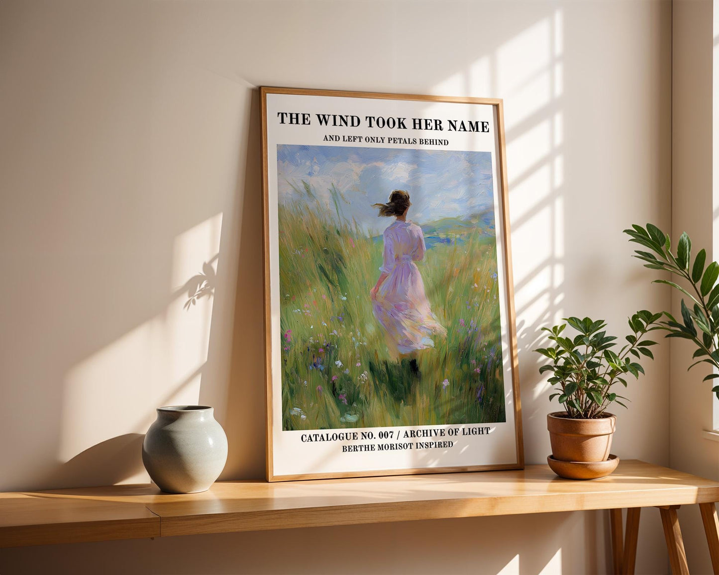 Gallery Wall Art | Monet Inspired Floral Poster