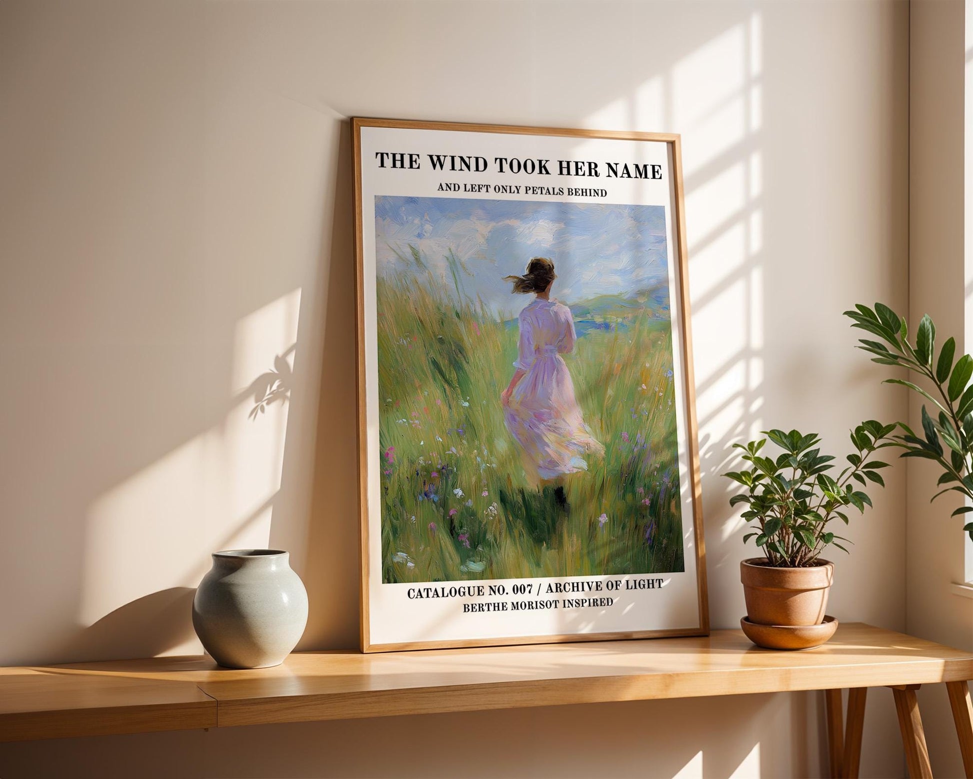 Gallery Wall Art | Monet Inspired Floral Poster