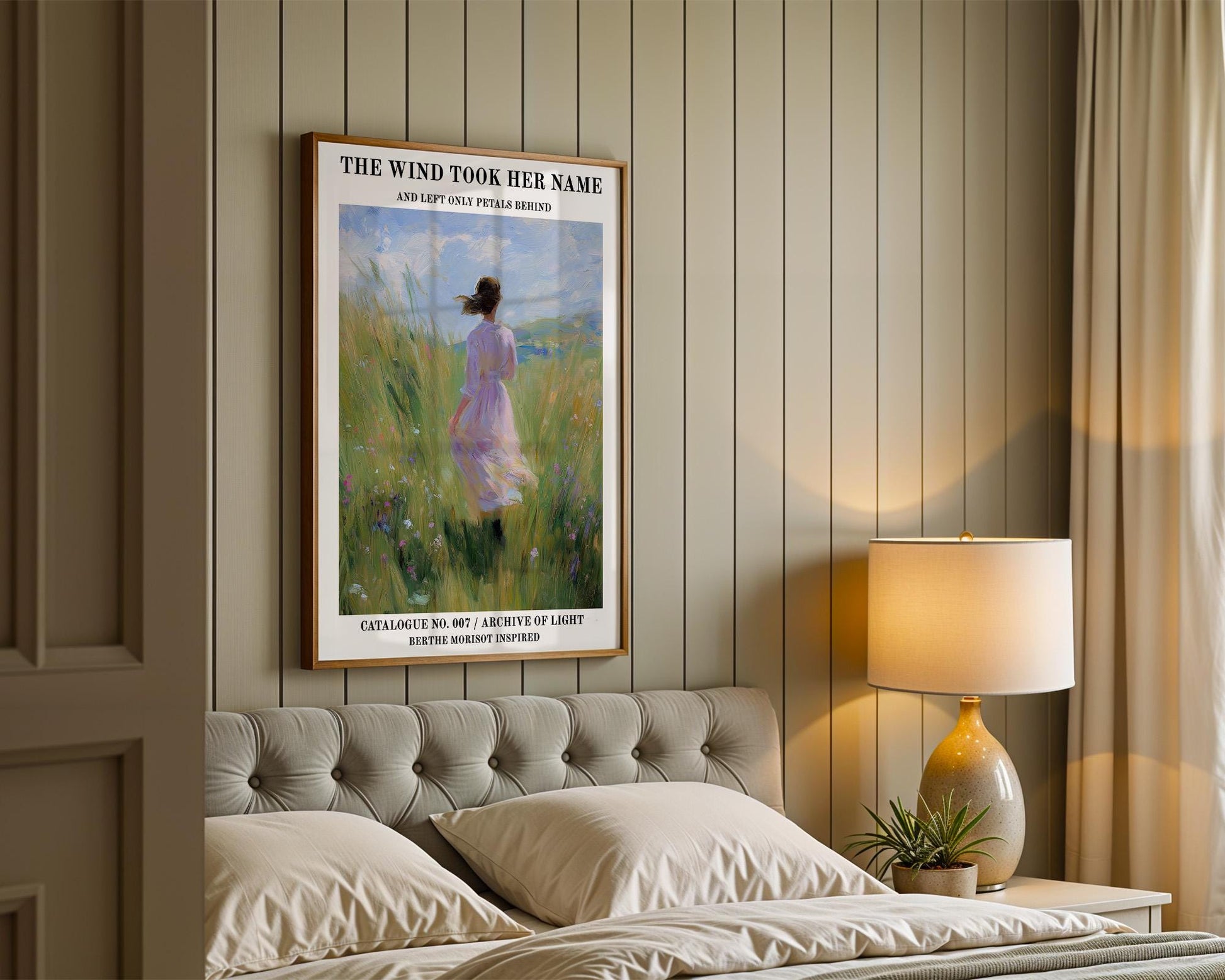 Gallery Wall Art | Monet Inspired Floral Poster