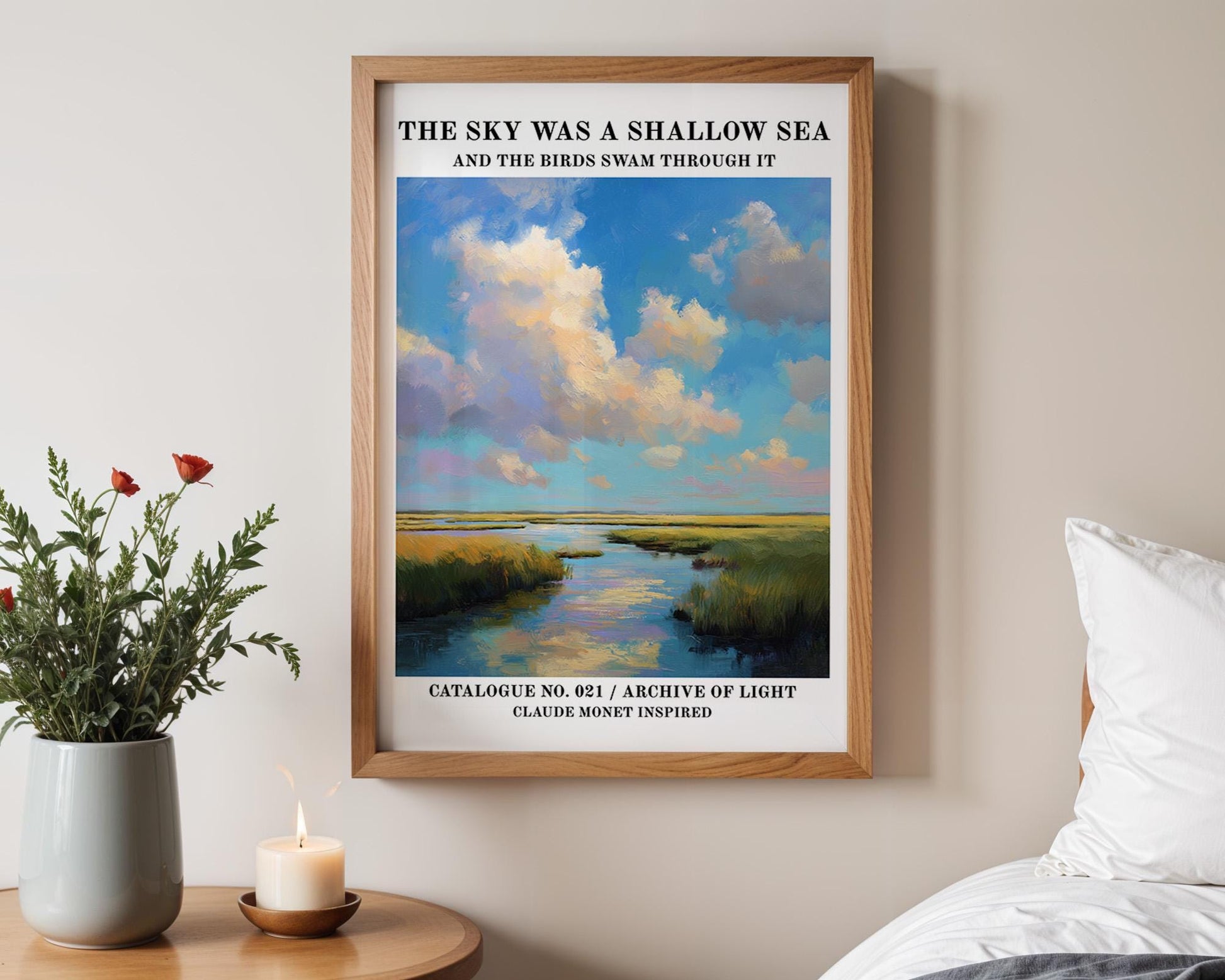 Gallery Wall Art | Monet Inspired Wall Art