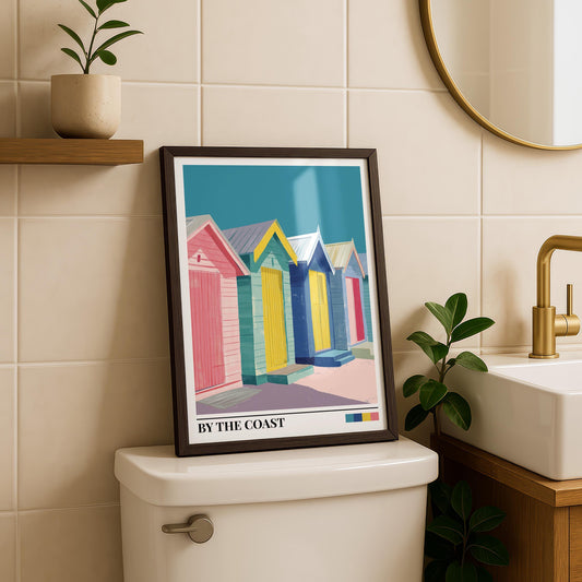 Bathroom Wall Art | Beach Hut Wall Art