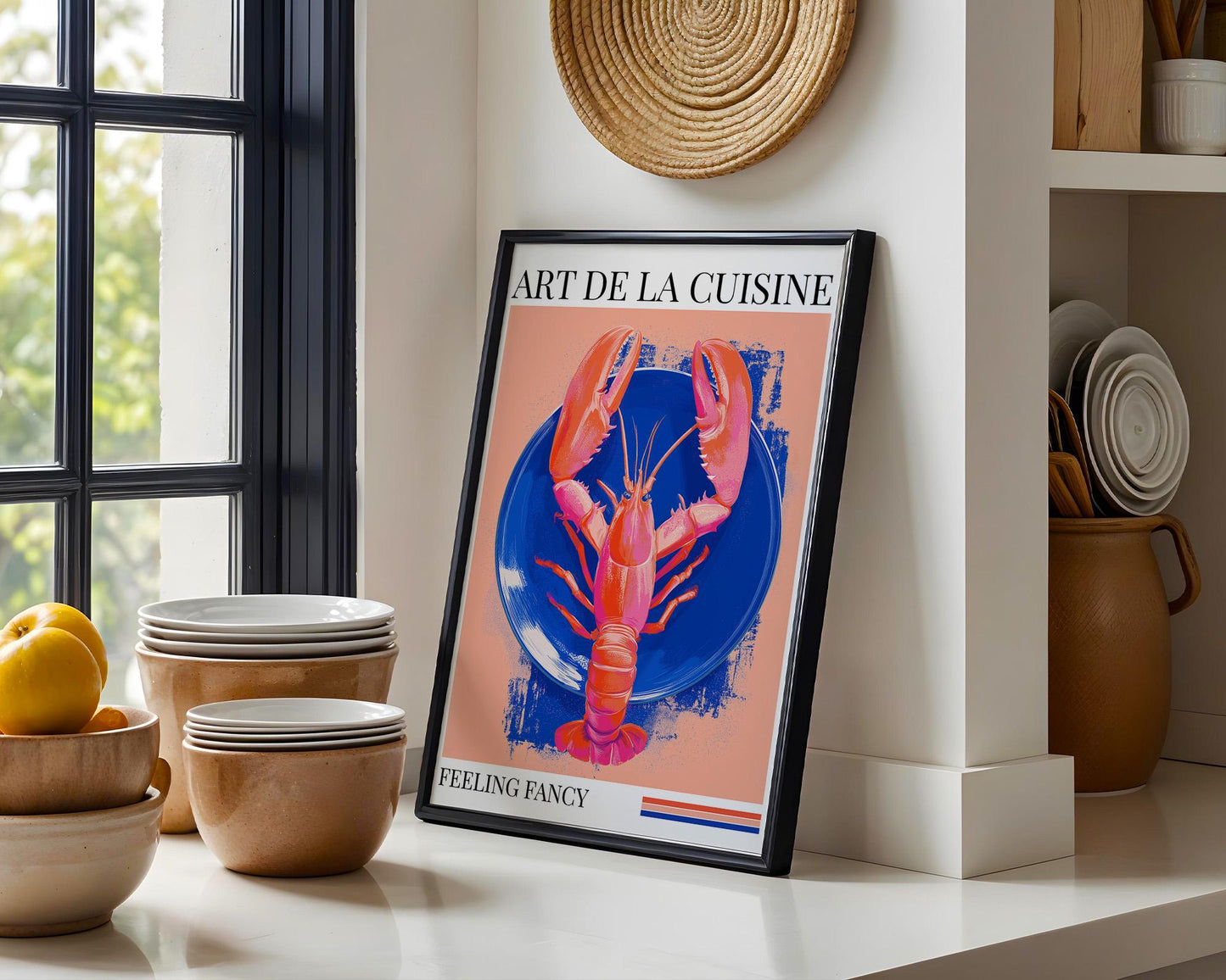 Kitchen Wall Art | Lobster Art Print