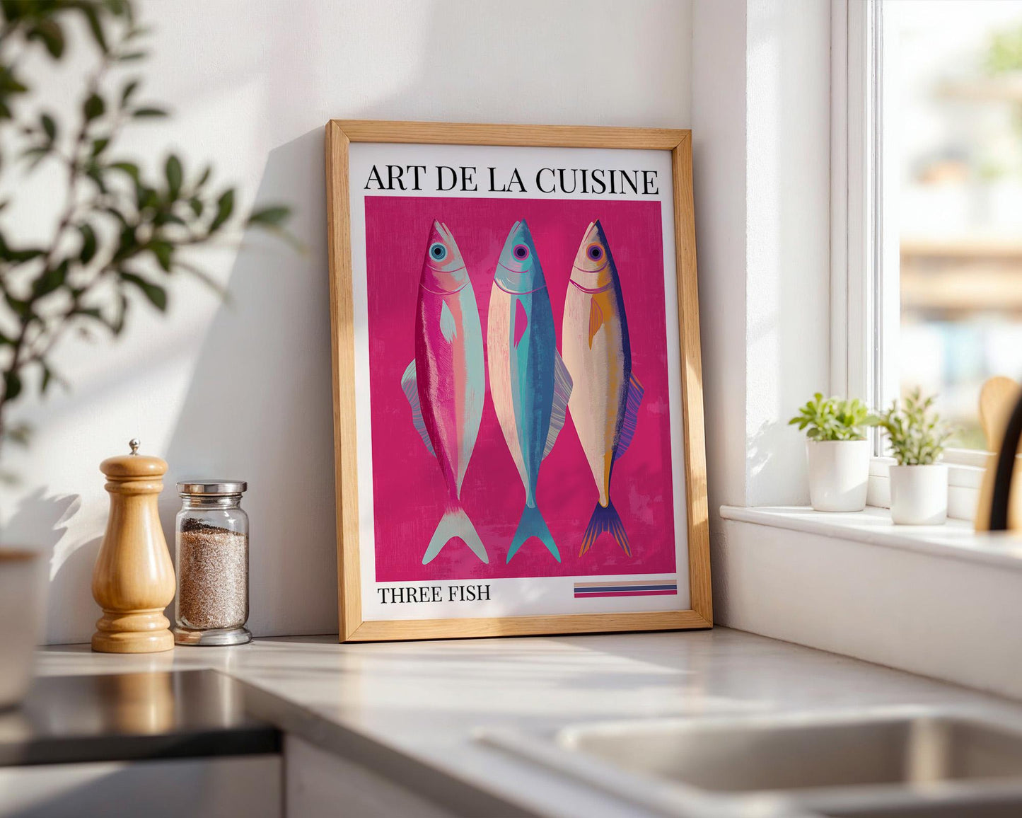Kitchen Wall Art | Fish Wall Decor