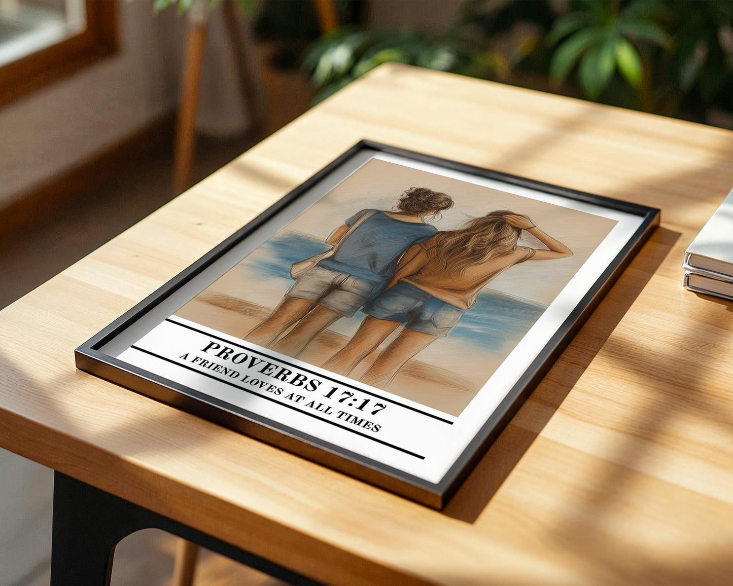 Christian Wall Art | Proverbs 17:17 Print