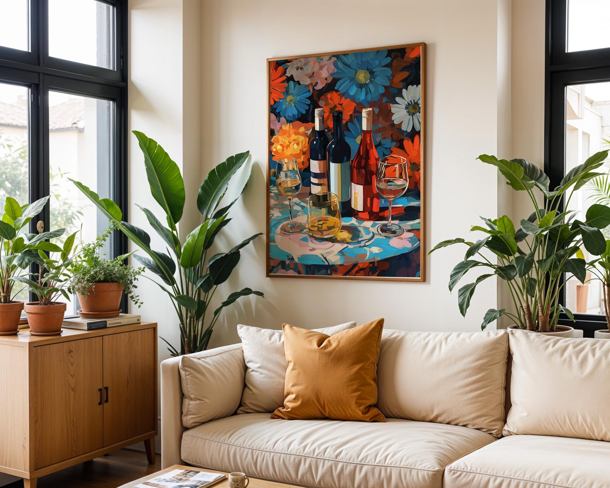 Dopamine Decor | Abstract Floral Print