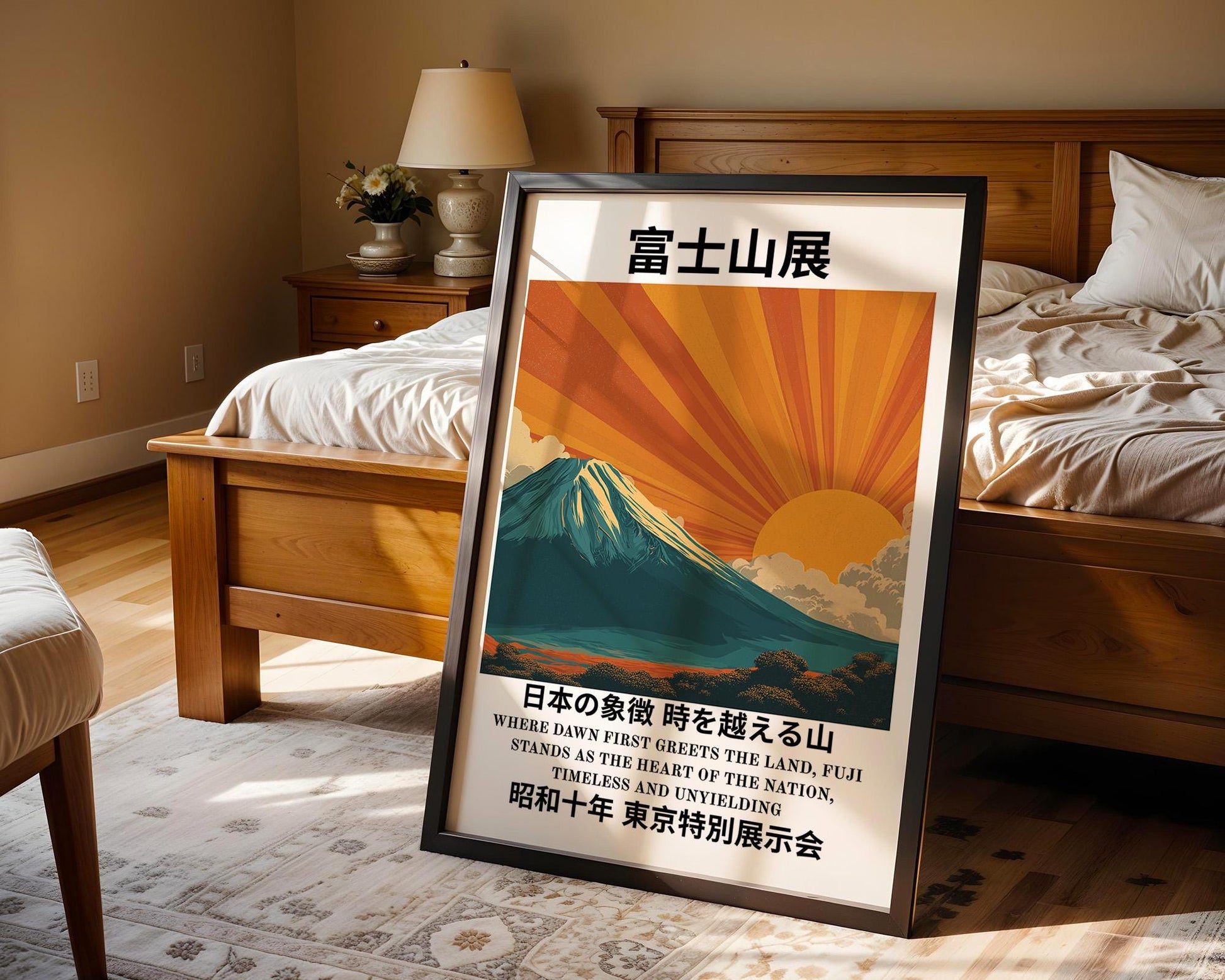 Japanese Wall Art | Mount Fuji Sunrise Print