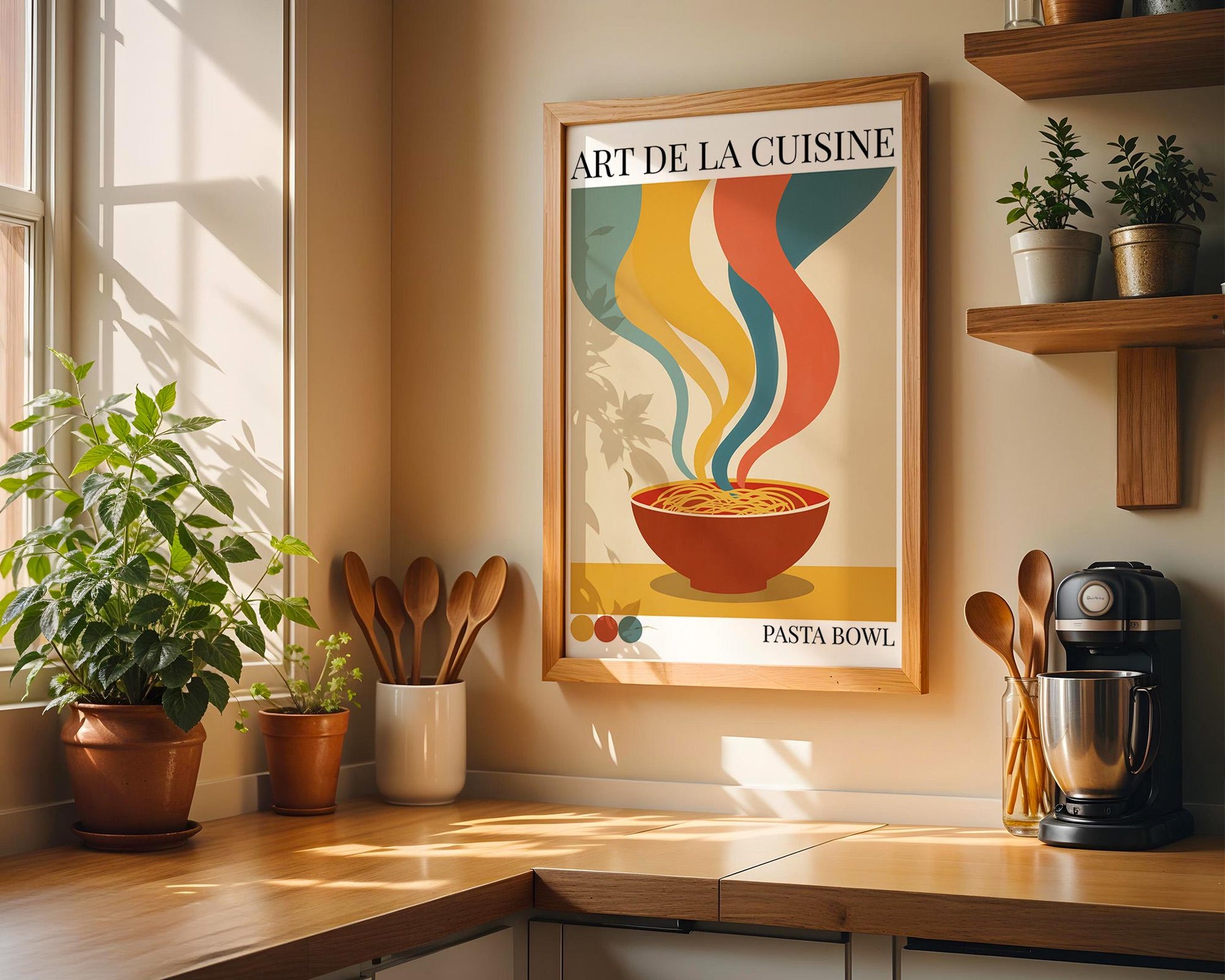 Kitchen Wall Art | Pasta Poster