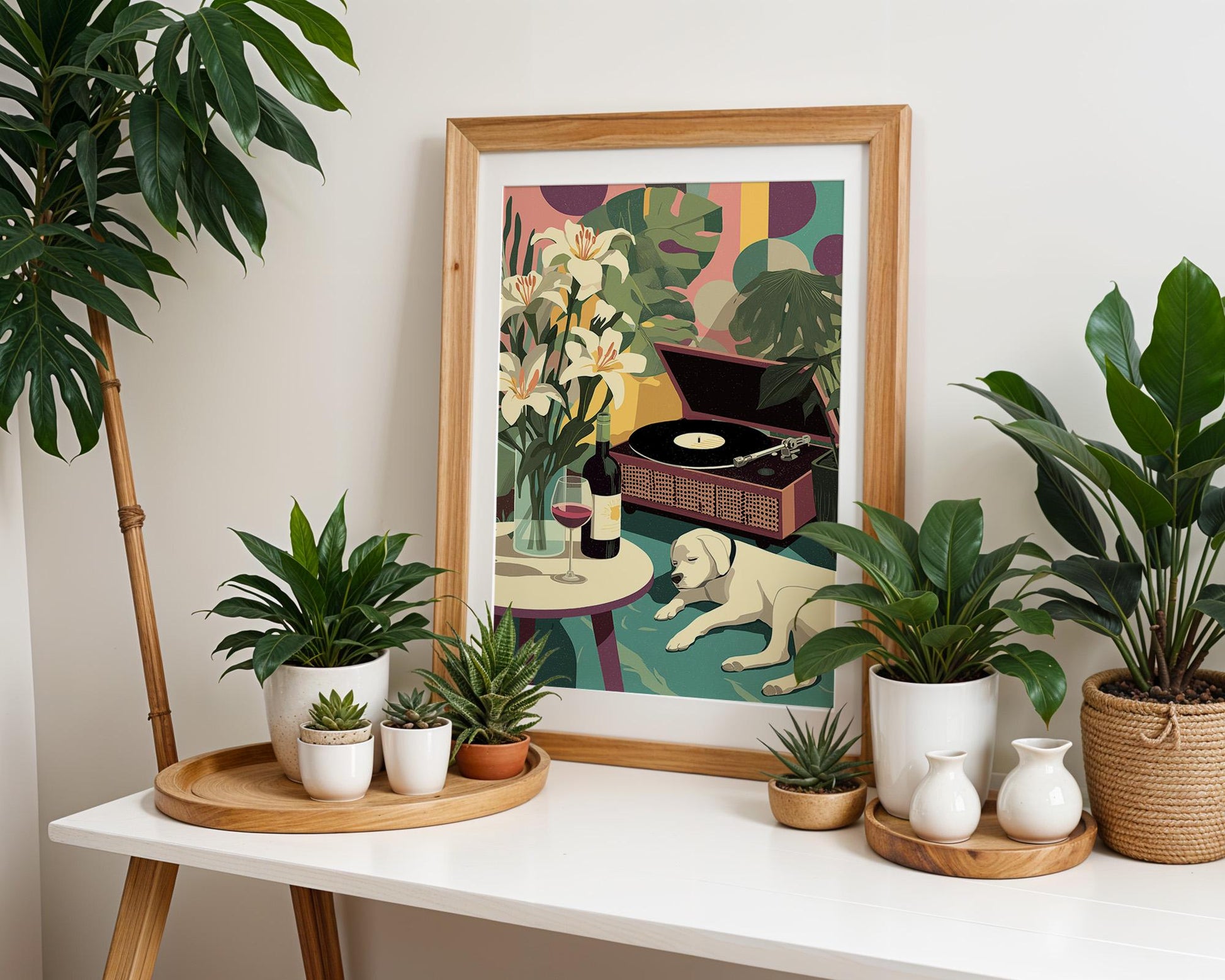 Dopamine Decor | Retro Abstract Floral