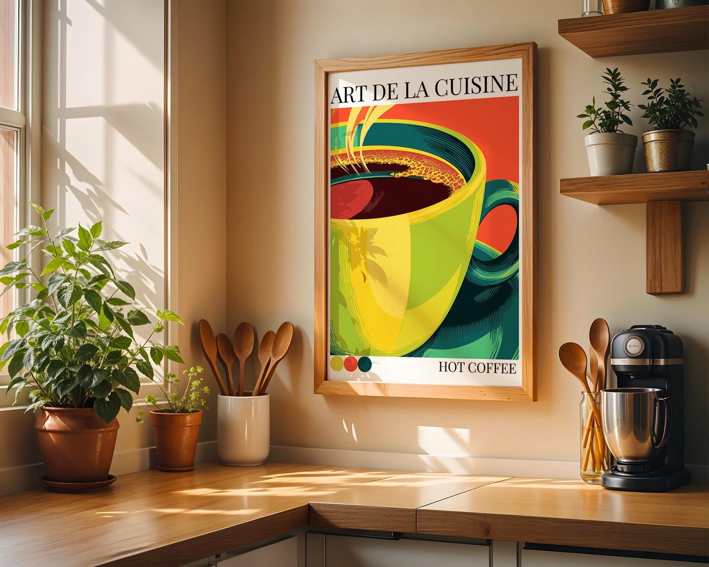 Kitchen Wall Art | Coffee Art Print