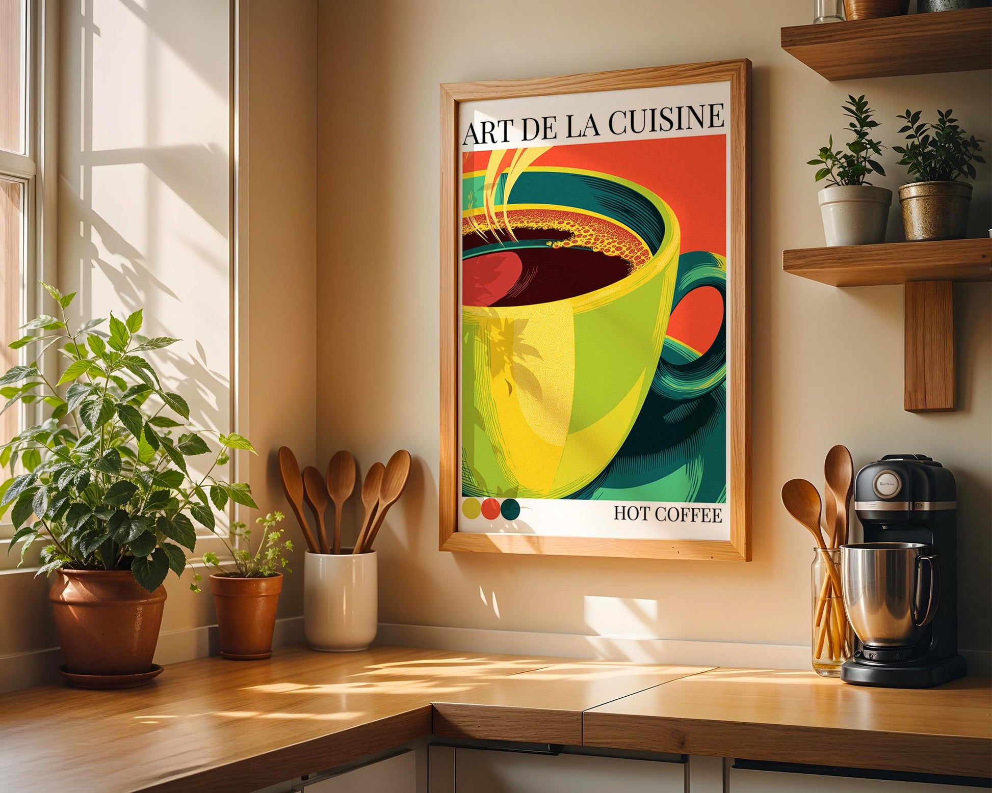 Kitchen Wall Art | Coffee Art Print