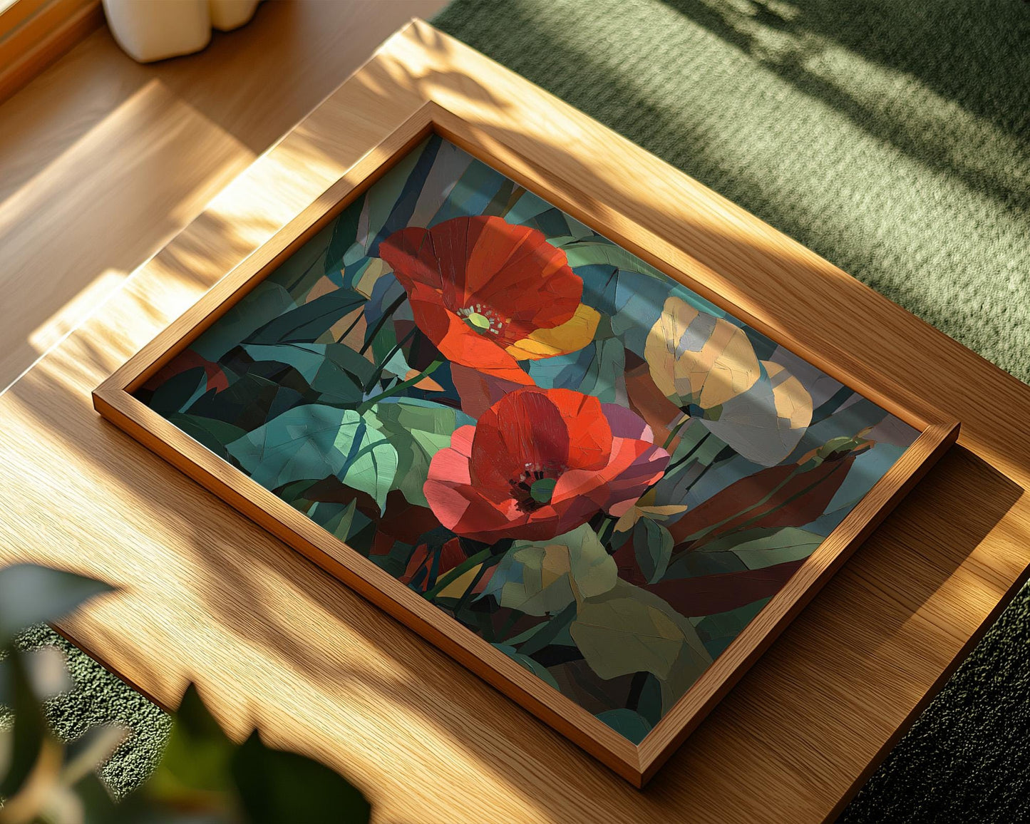 Maximalist Rose Wall Art | Colourful Floral Wall Decor
