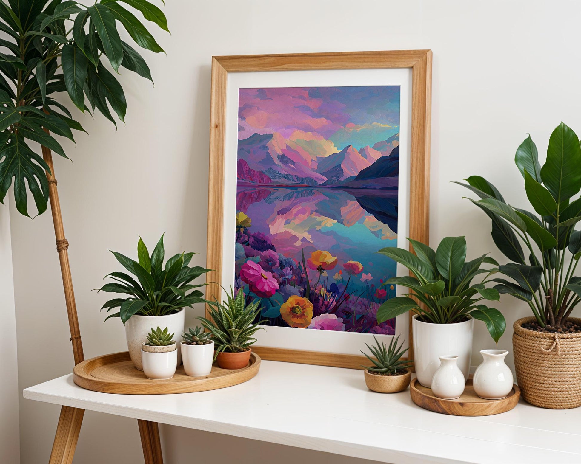 Dopamine Decor | Abstract Boho Retro Sunset Decor