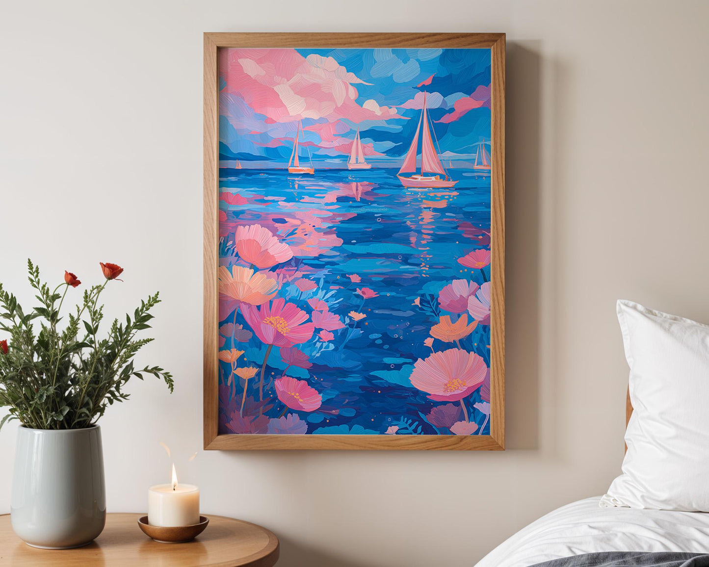 Dopamine Decor | Abstract Ocean Wall Art
