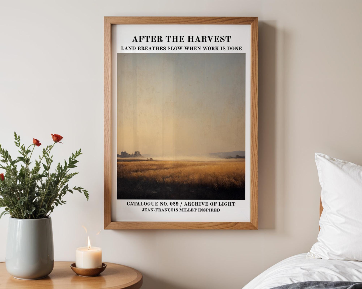 Gallery Wall Art | Harvest Landscape Poster