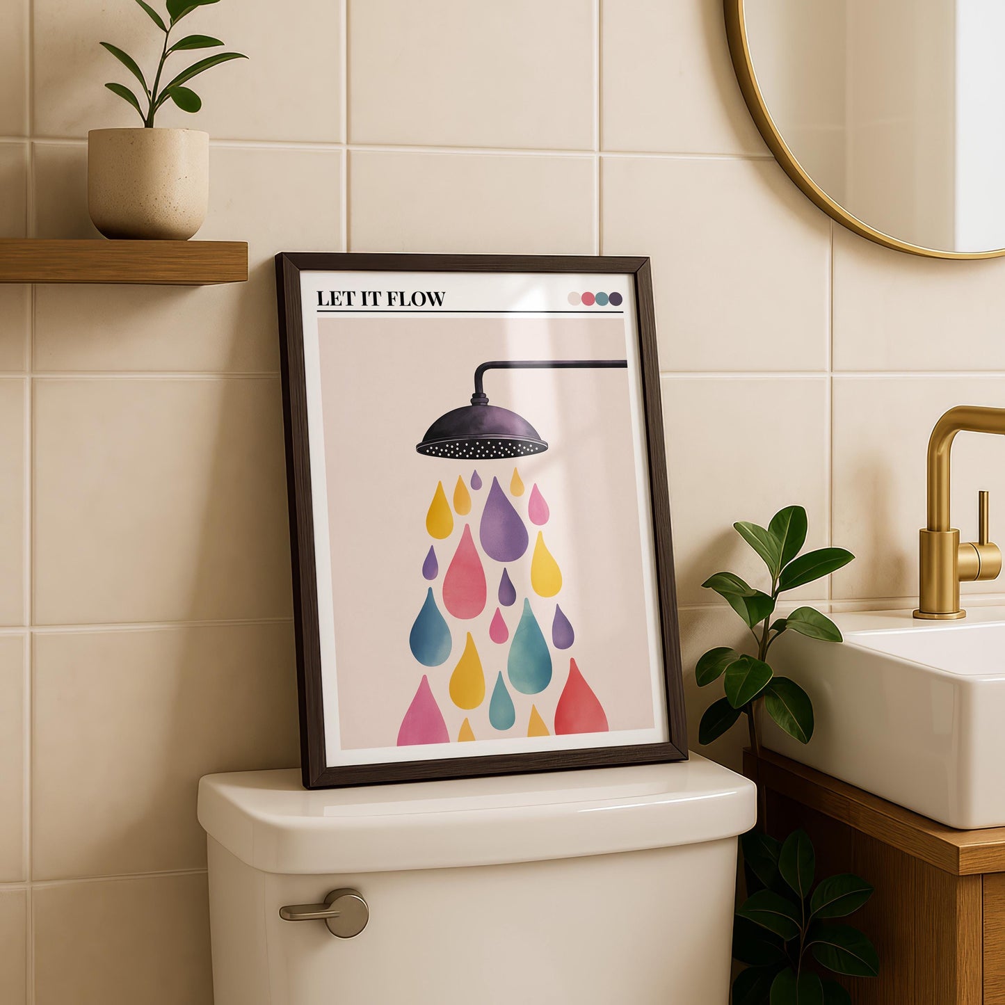 Bathroom Wall Art | Shower Bathroom Wall Art