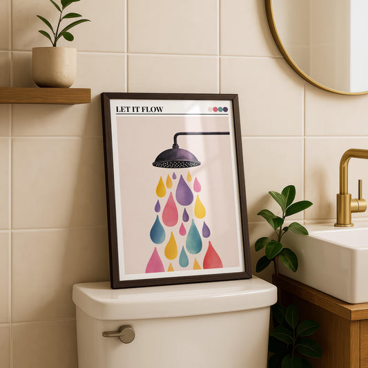 Bathroom Wall Art | Shower Bathroom Wall Art