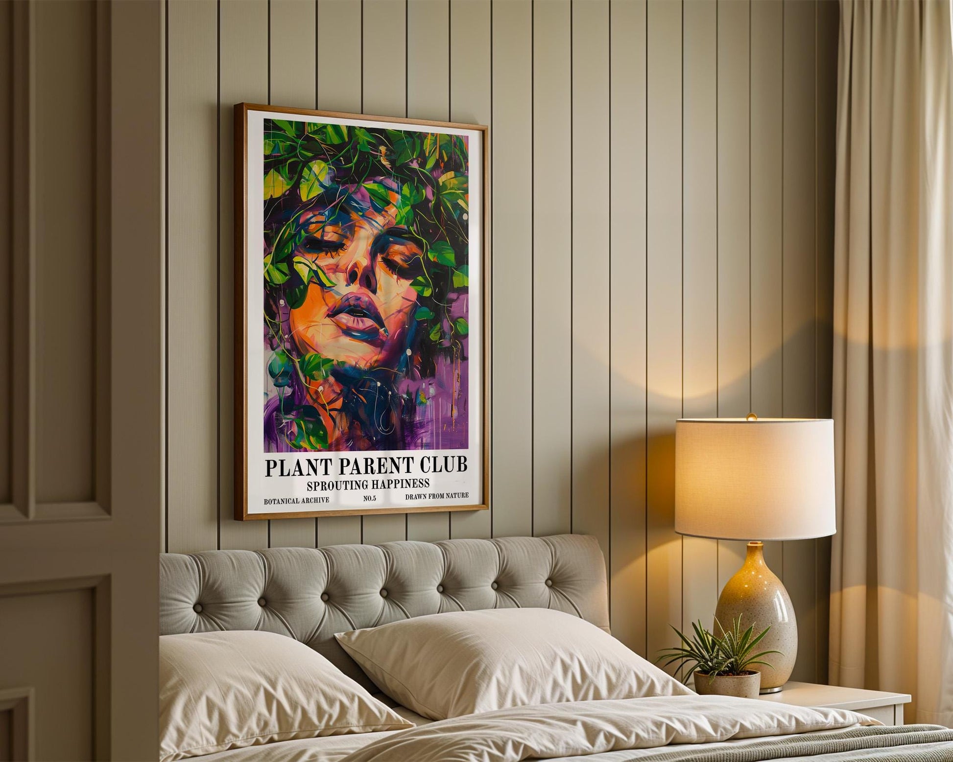Flower Wall Decor | Decorative Modern Abstract Floral Wall Art