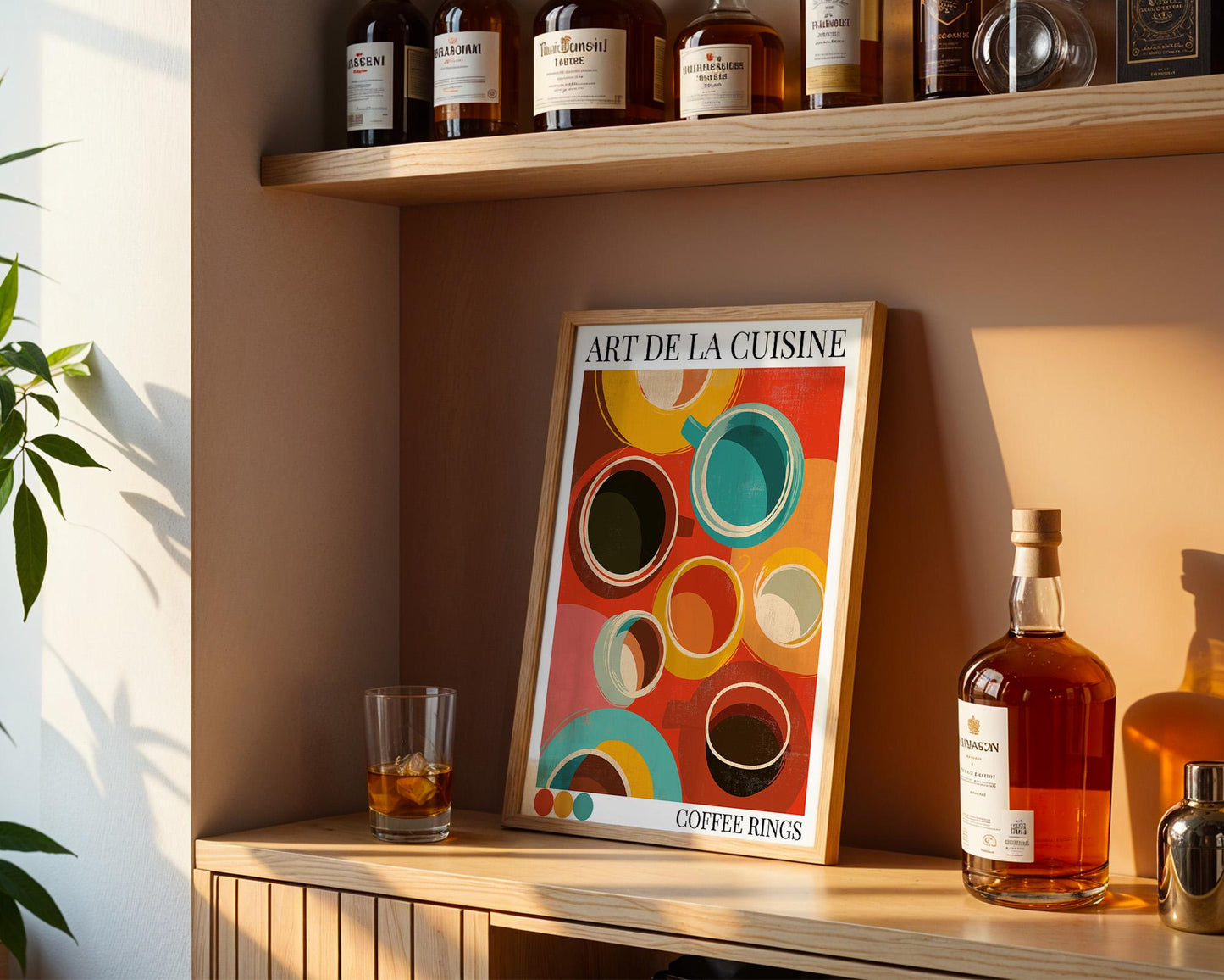 Kitchen Wall Art | Coffee Rings Wall Art
