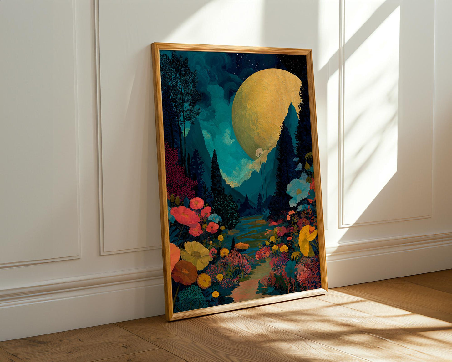 Dopamine Decor | Abstract Surreal Night Print