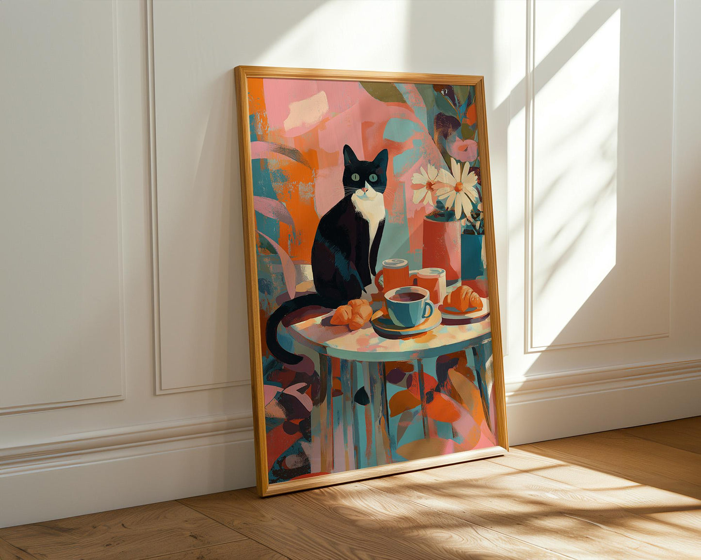 Dopamine Decor | Retro Cat Wall Art