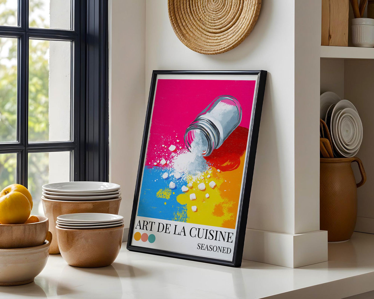 Kitchen Wall Art | Salt Seasoning Kitchen Art