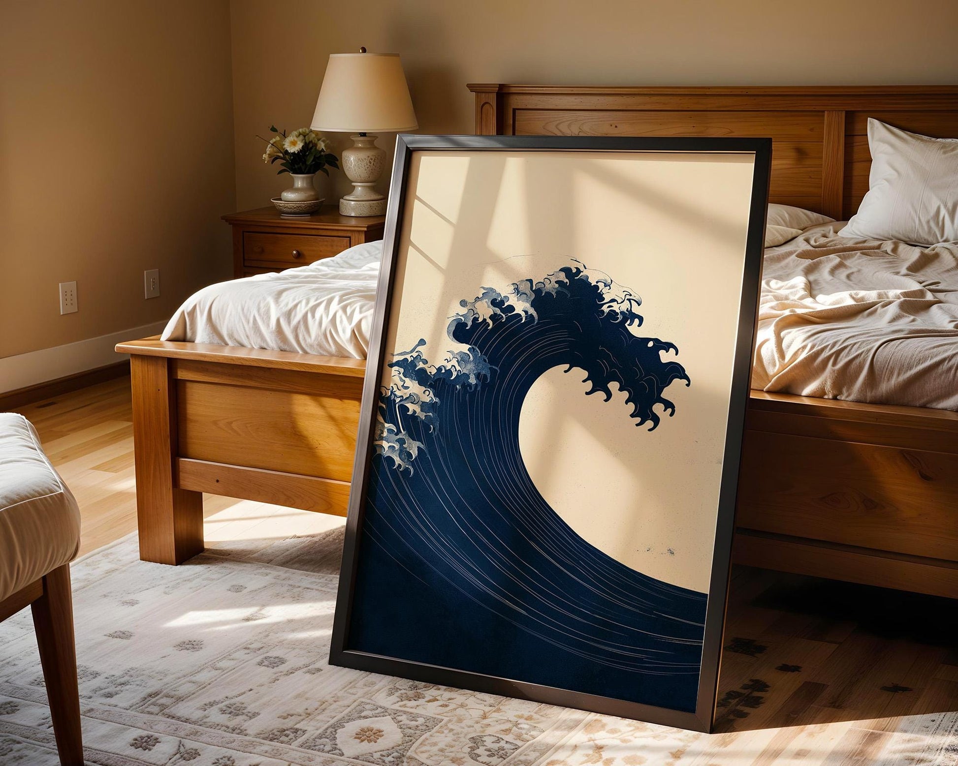 Japanese Wall Art | Japanese Ocean Wave Art