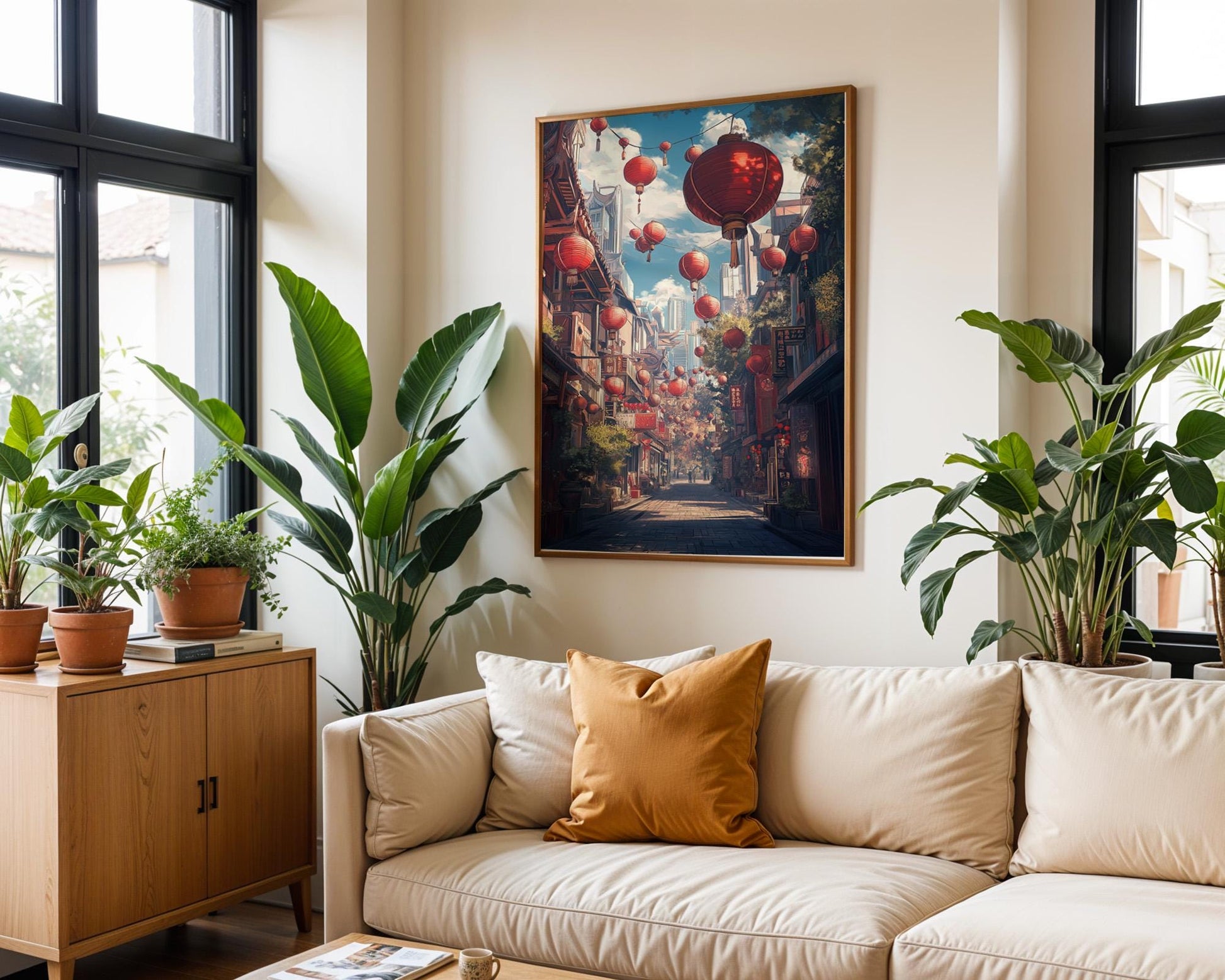 Japanese Wall Art | Japanese Cityscape Poster