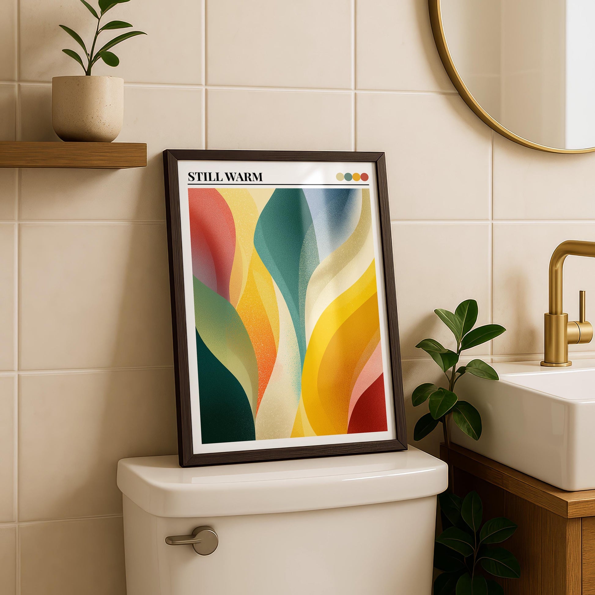 Bathroom Wall Art | Maximalist Wall Art Print