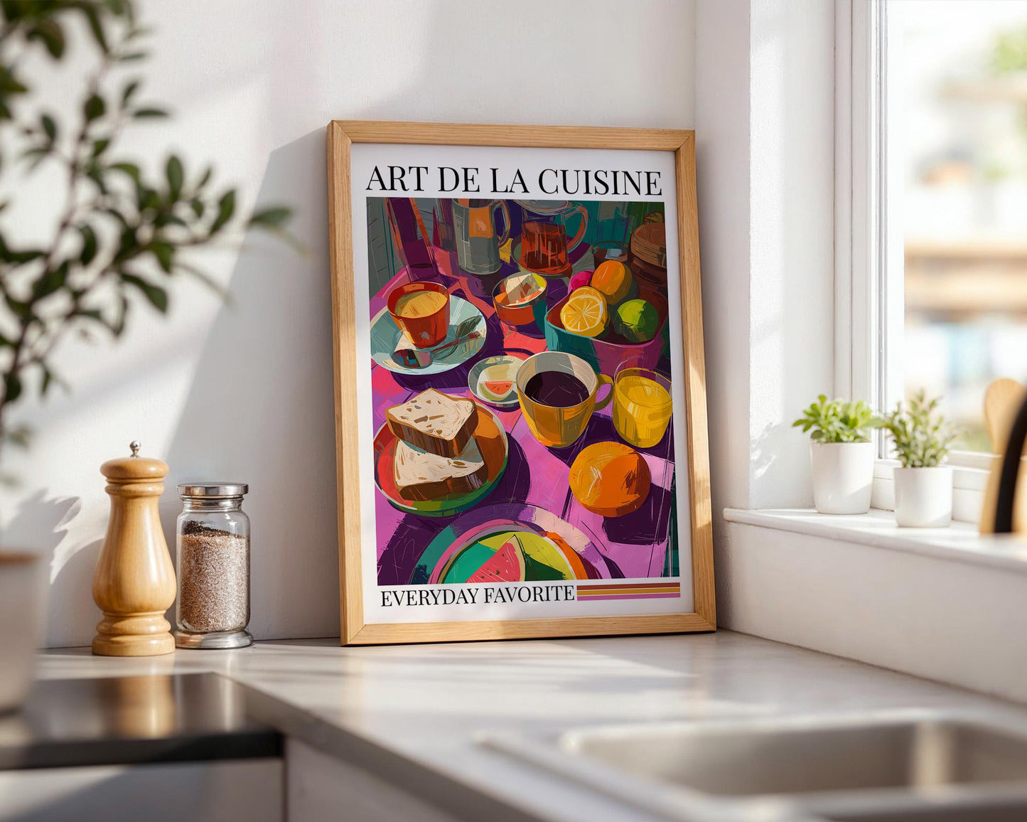 Kitchen Wall Art | Colorful Kitchen Decor