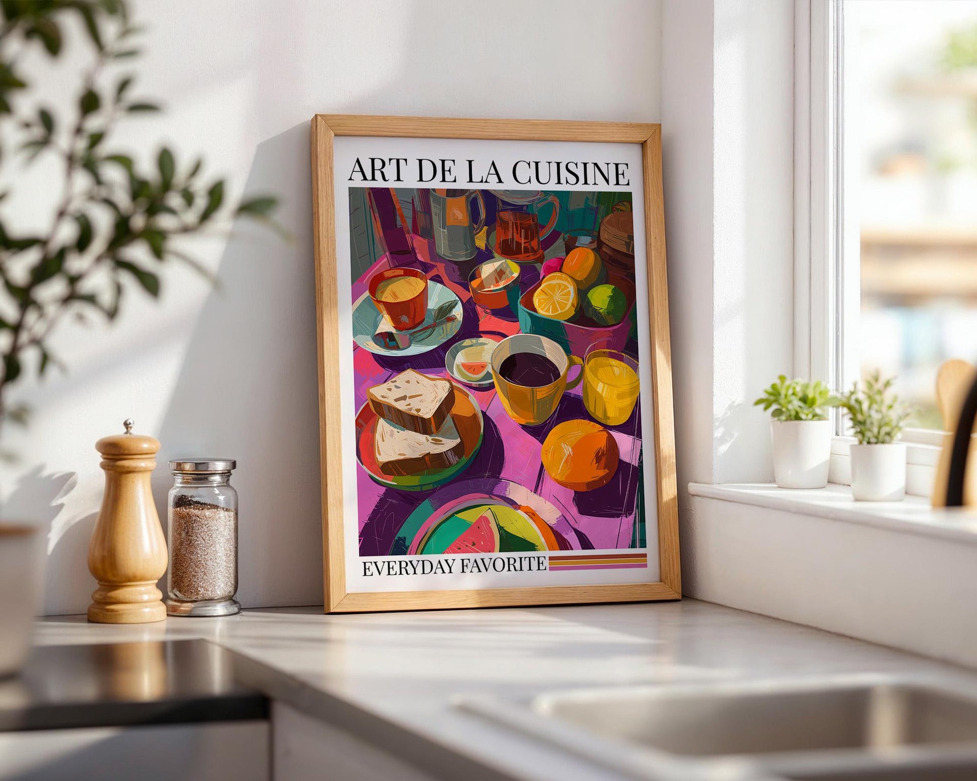 Kitchen Wall Art | Colorful Kitchen Decor