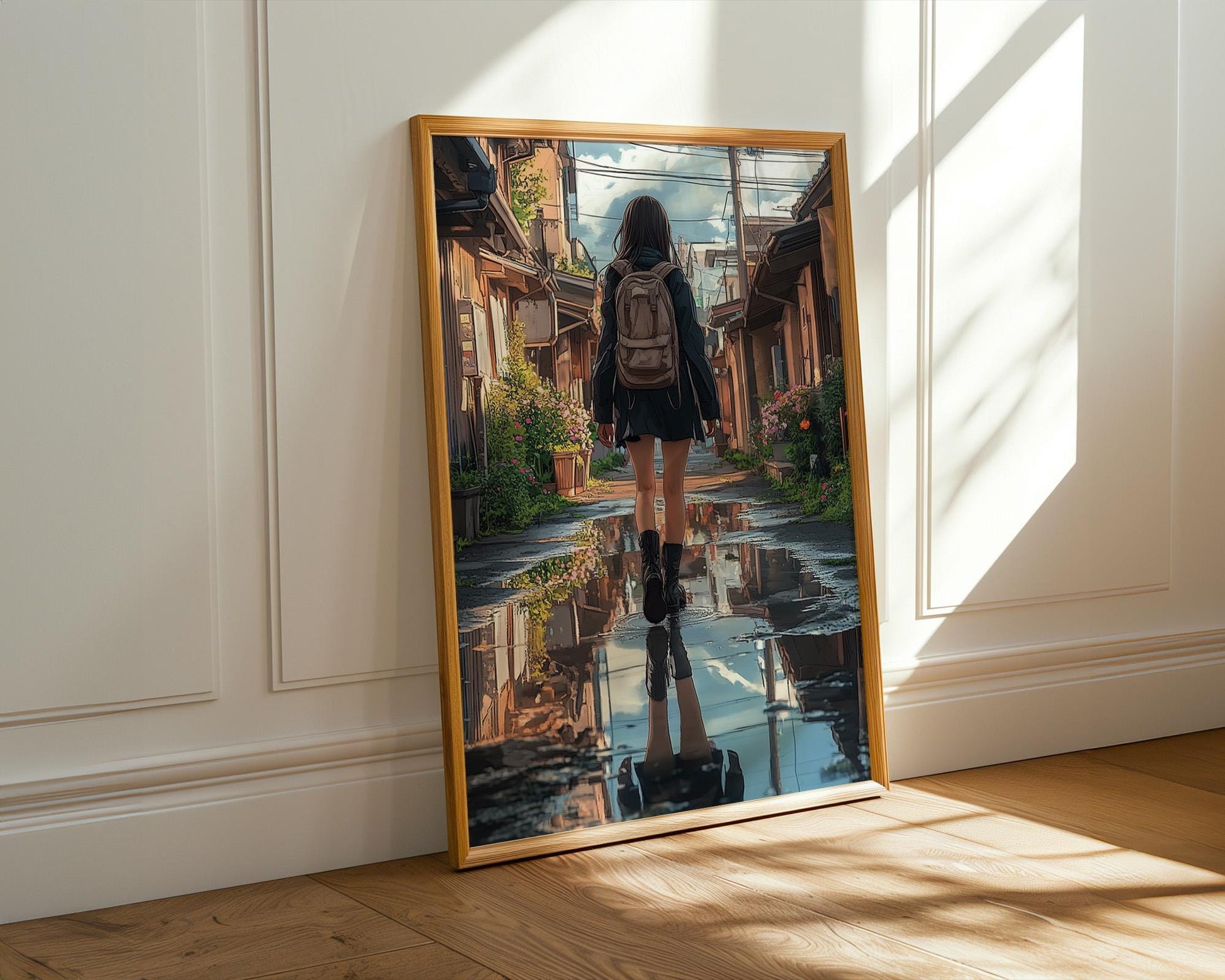 Japanese Wall Art | Anime Girl Art Print