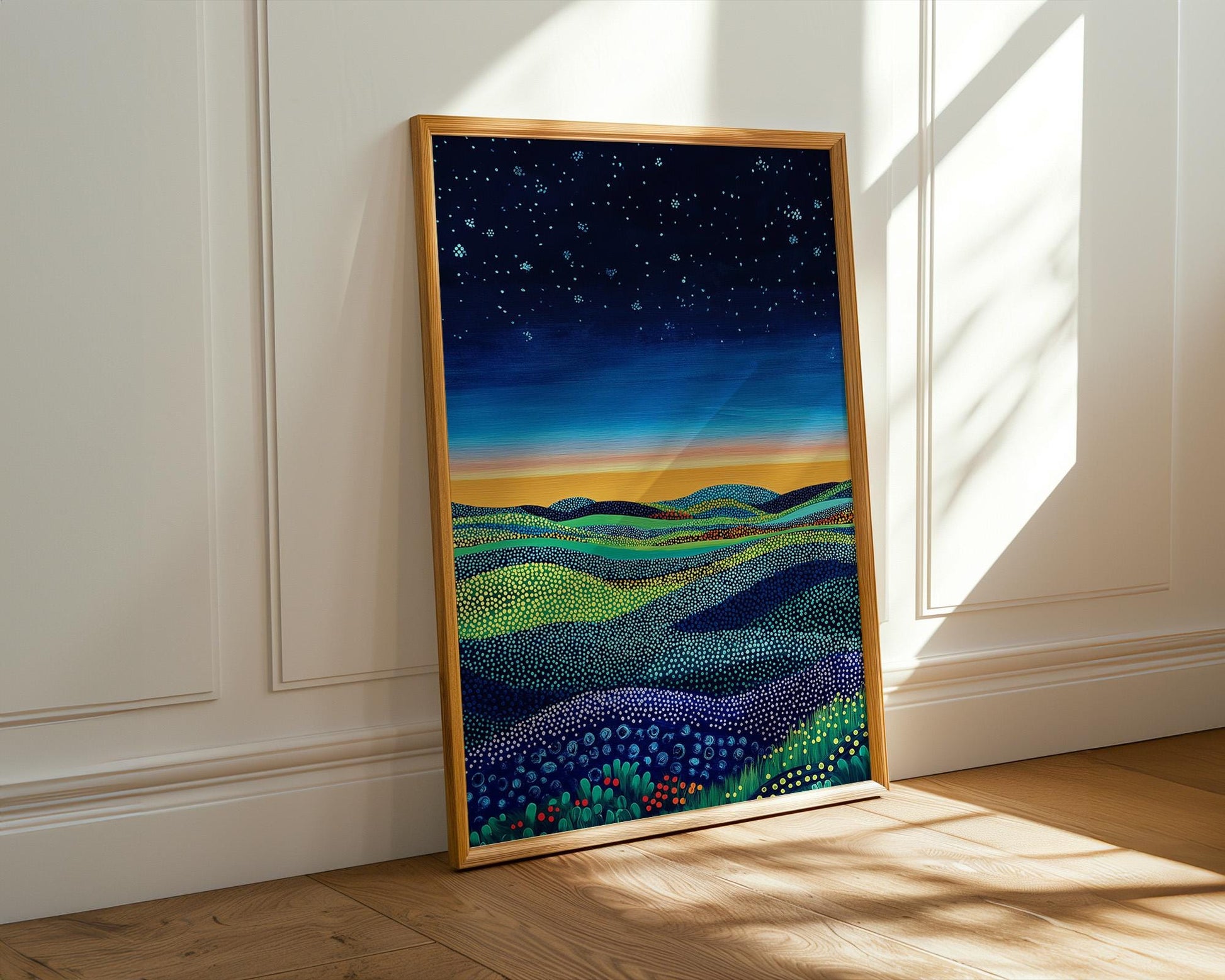 Japanese Wall Art | Starry Night