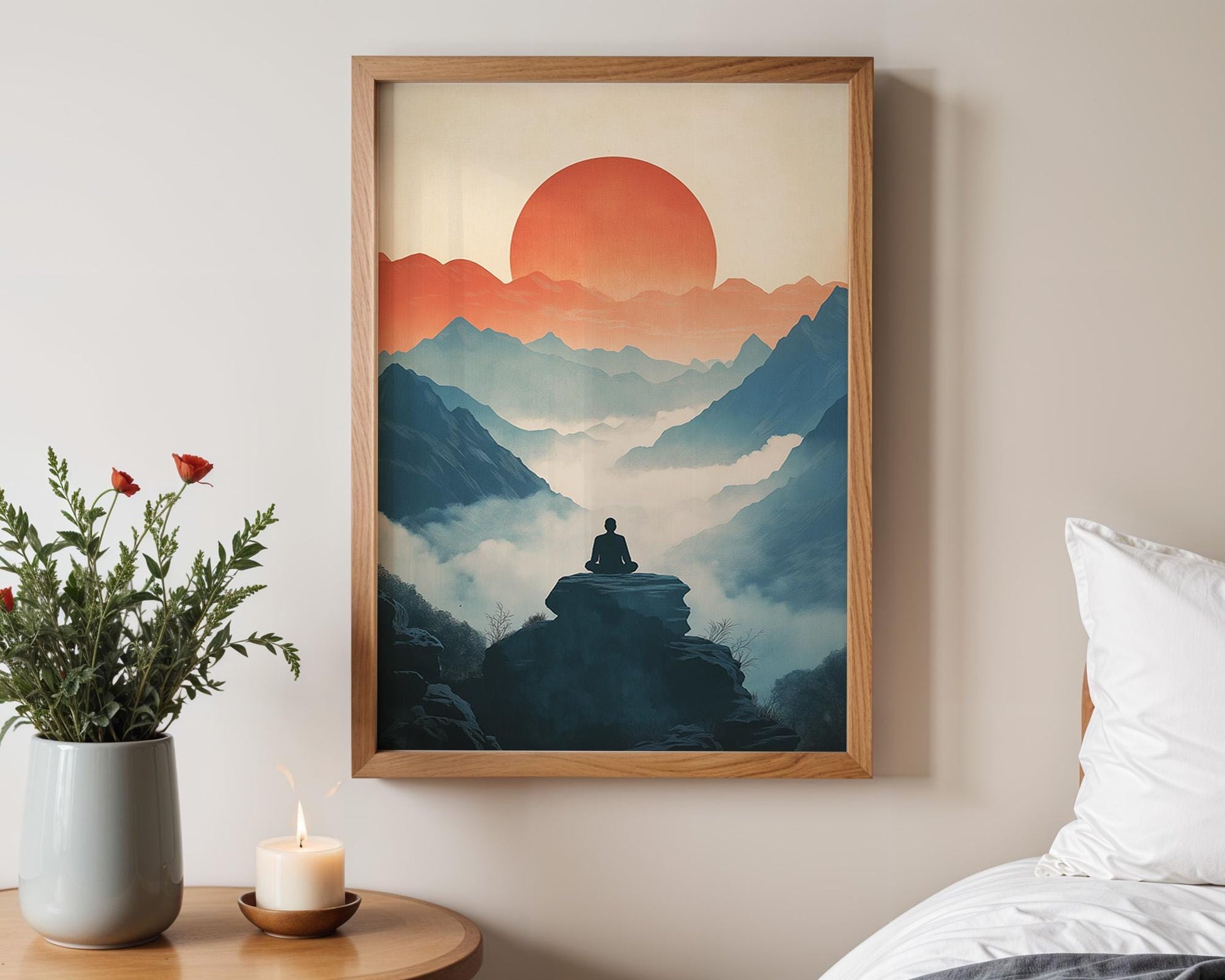 Japanese Wall Art Print | Zen Minimalist Poster