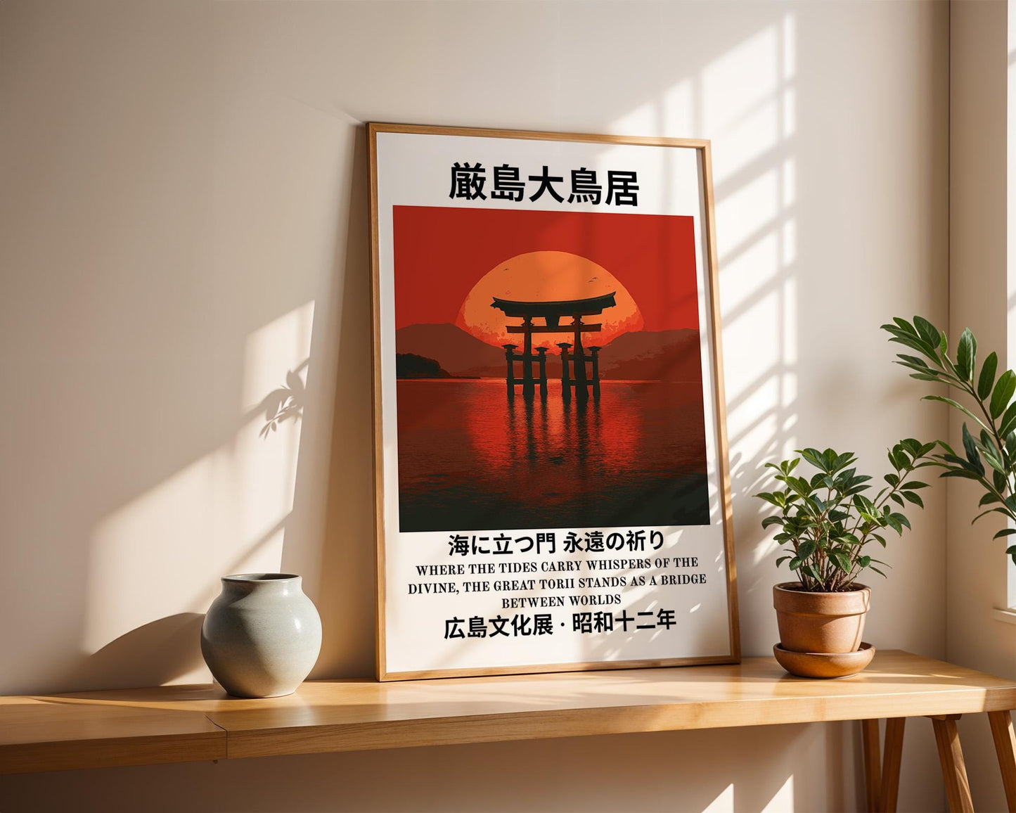 Japanese Wall Art Print | Shinto Shrine Artwork