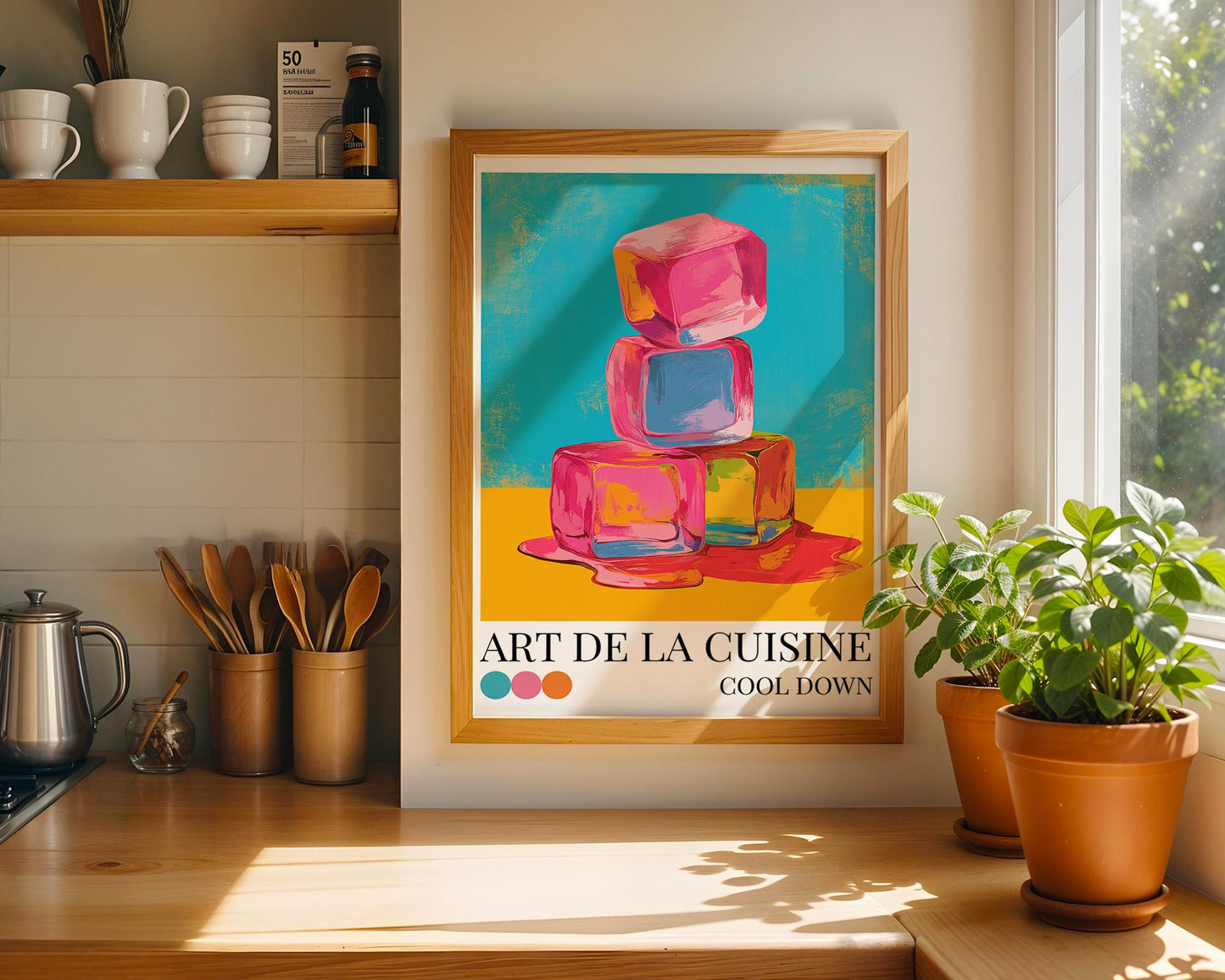 Kitchen Wall Art | Dopamine Kitchen Art