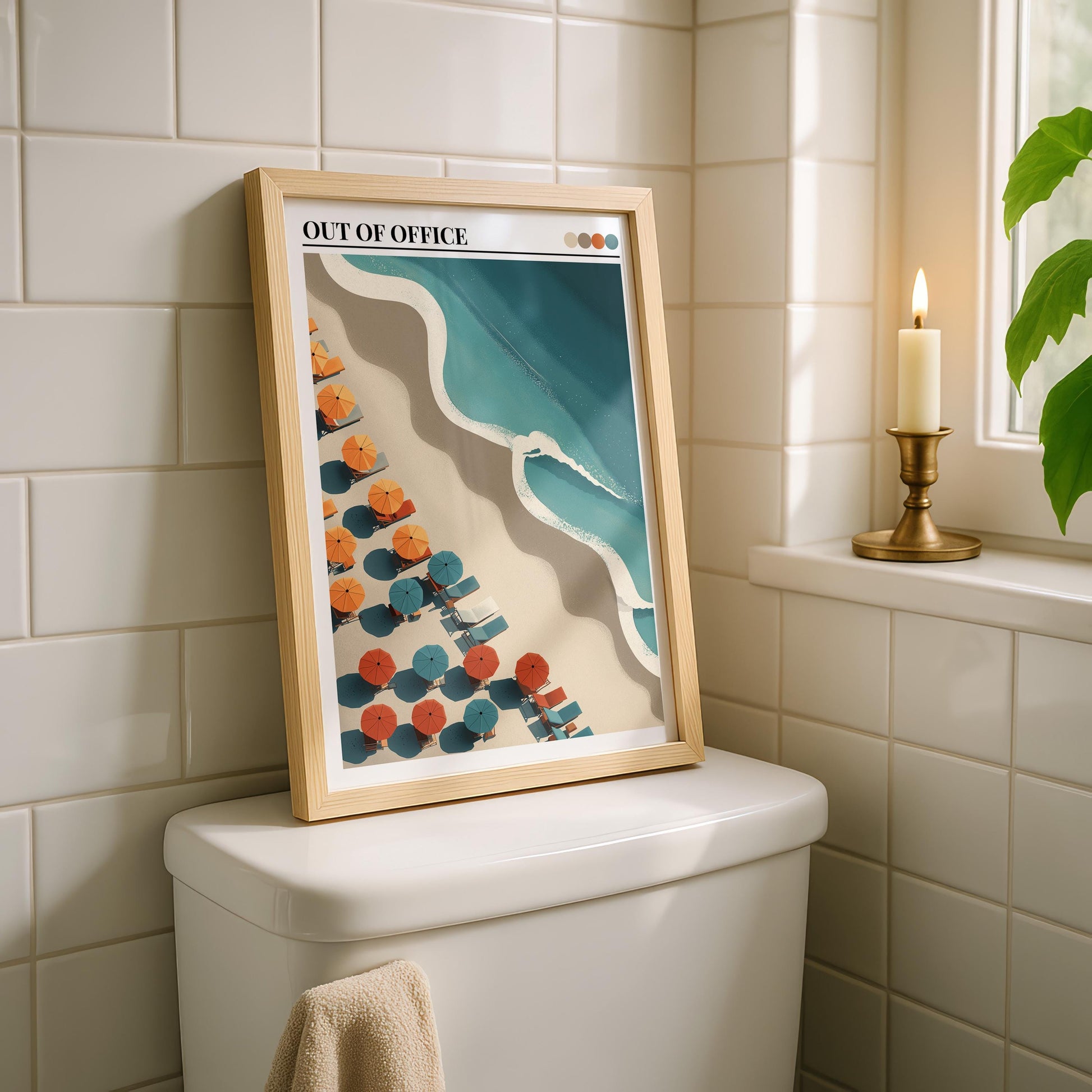 Bathroom Wall Art | Beach Wall Decor