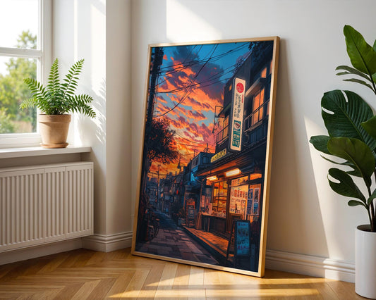 Japanese Wall Art | Tokyo Street Poster