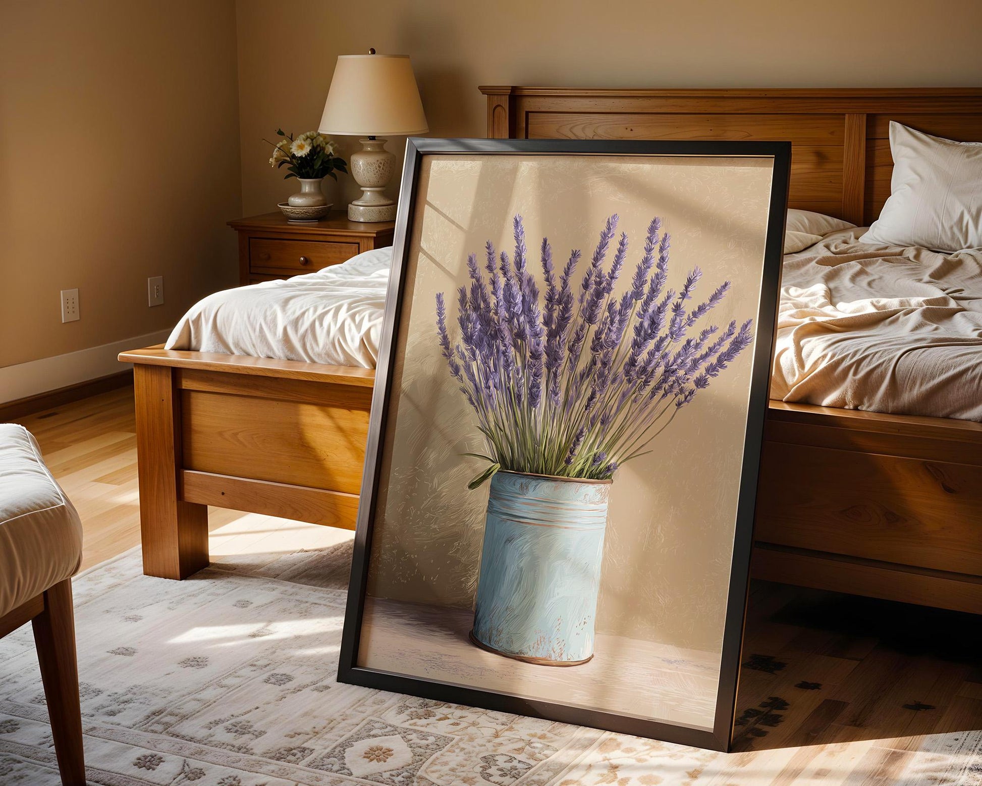 Flower Wall Decor | Lavender Flower Poster