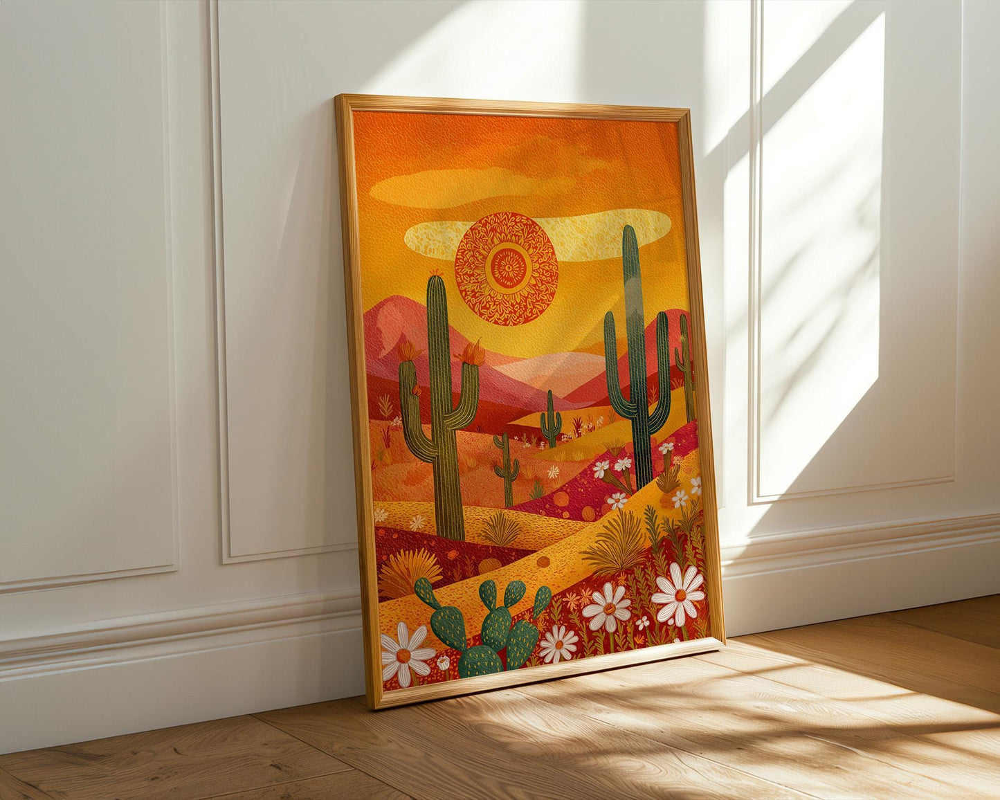 Dopamine Decor | Boho Retro Sunset Poster
